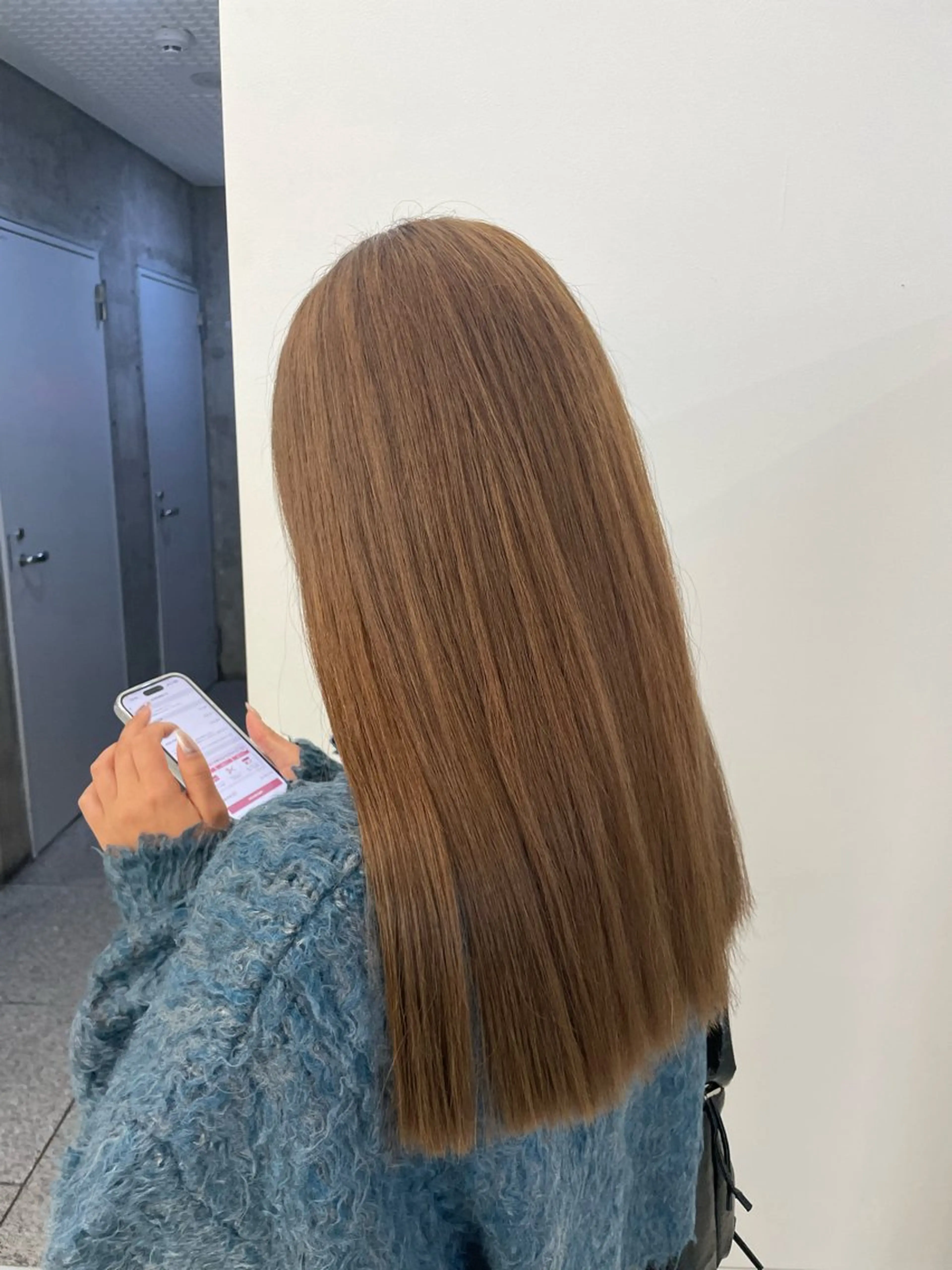 ロング カラー 中韓レイヤー/ ブラウン🤎はやとのヘアスタイル