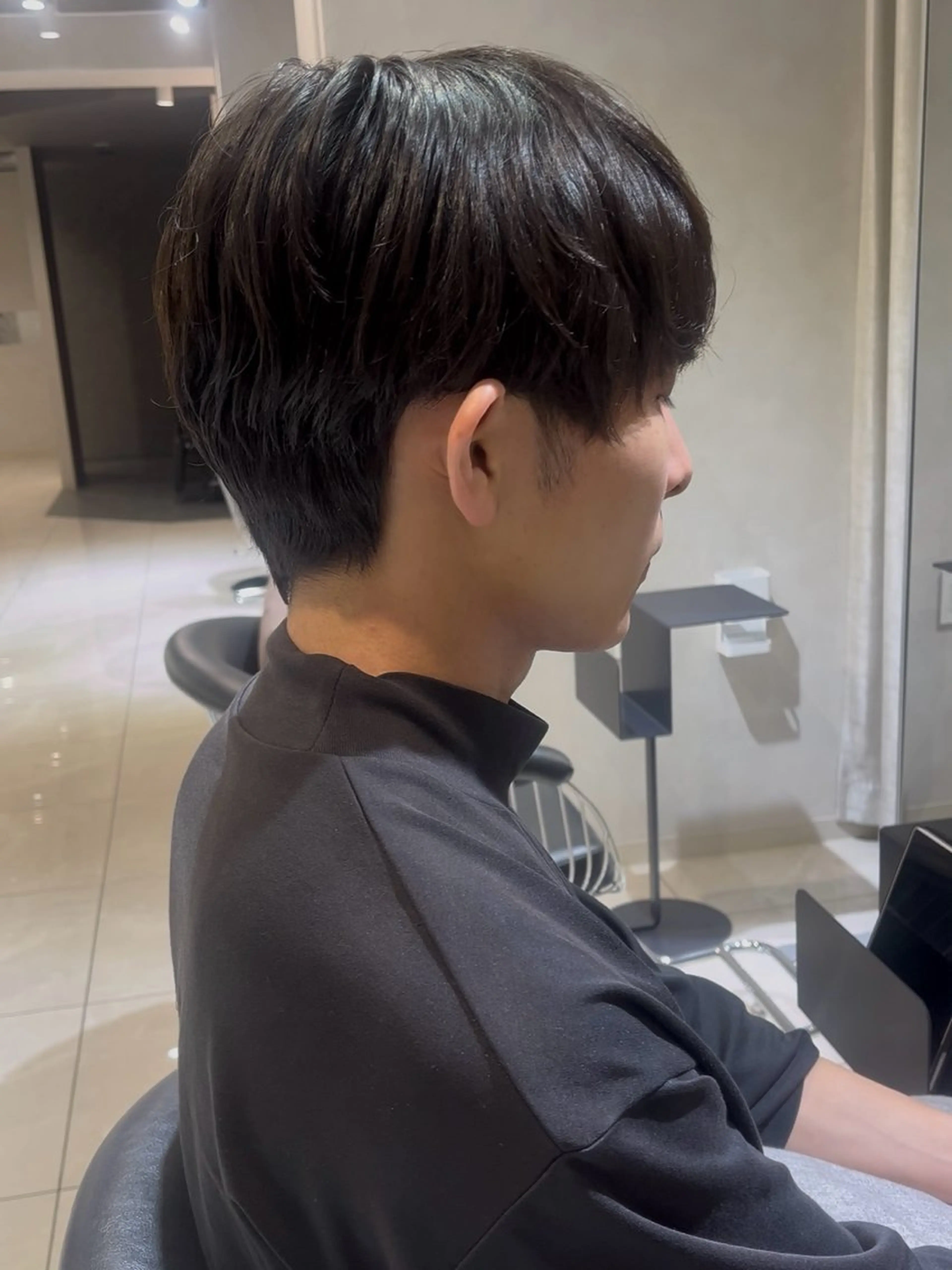 メンズ カット メンズセンターパート 🇰🇷wakanaのヘアスタイル