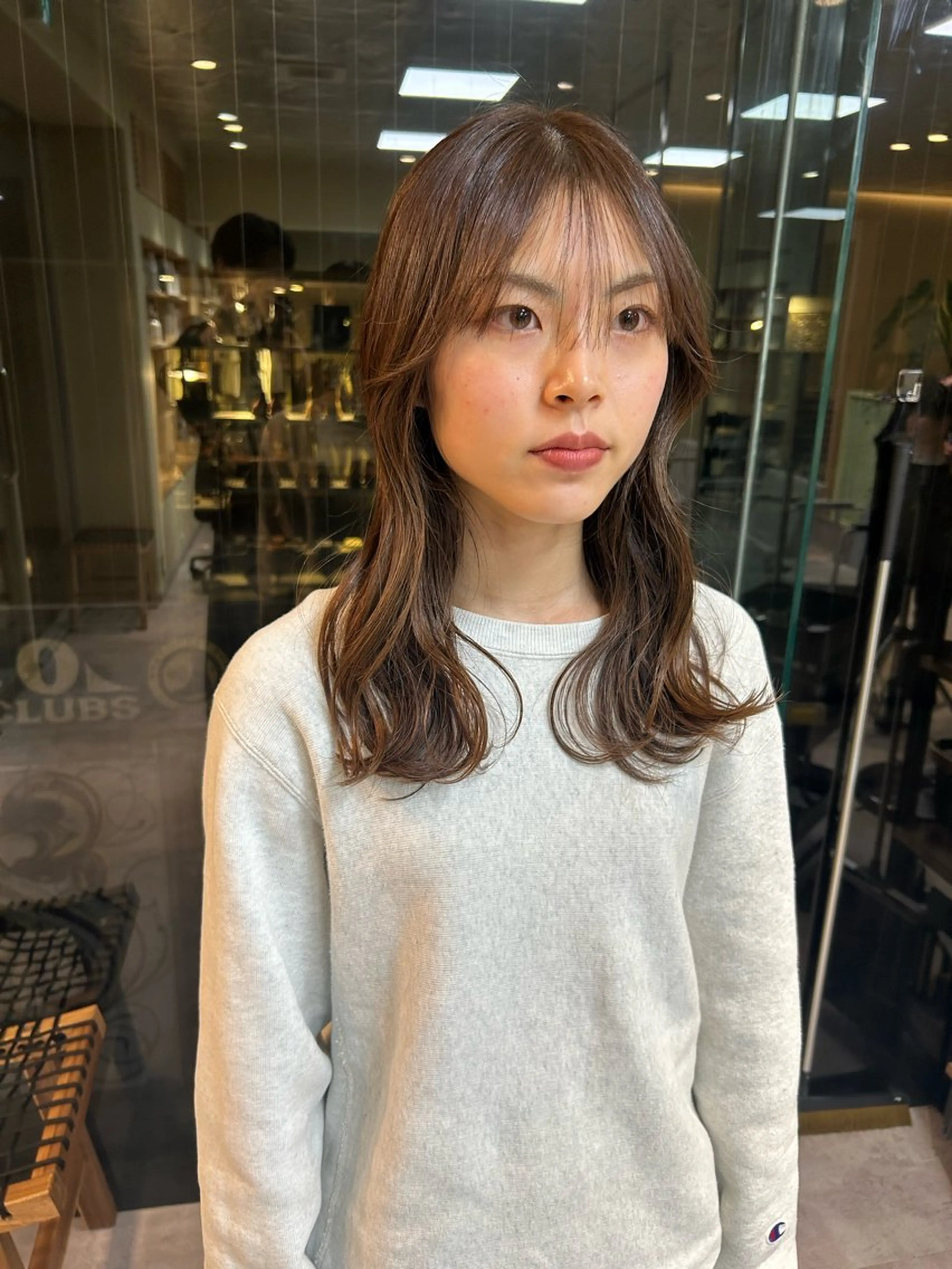 セミロング 渡辺 奎斗のヘアスタイル