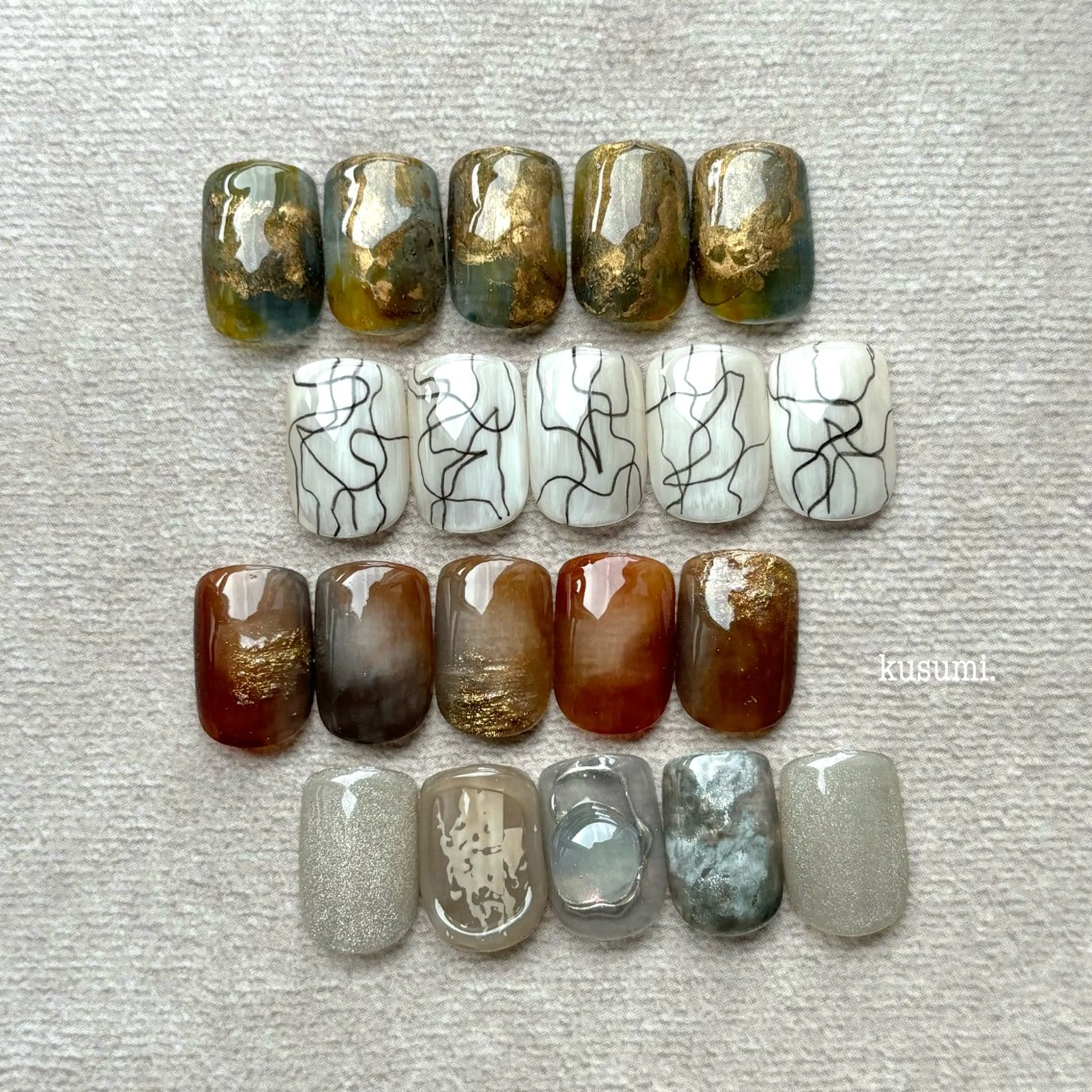 ネイル メンズネイル ニュアンスネイル ハンドネイル kusumi.所属・kusumi. tatsuyaのネイルデザイン