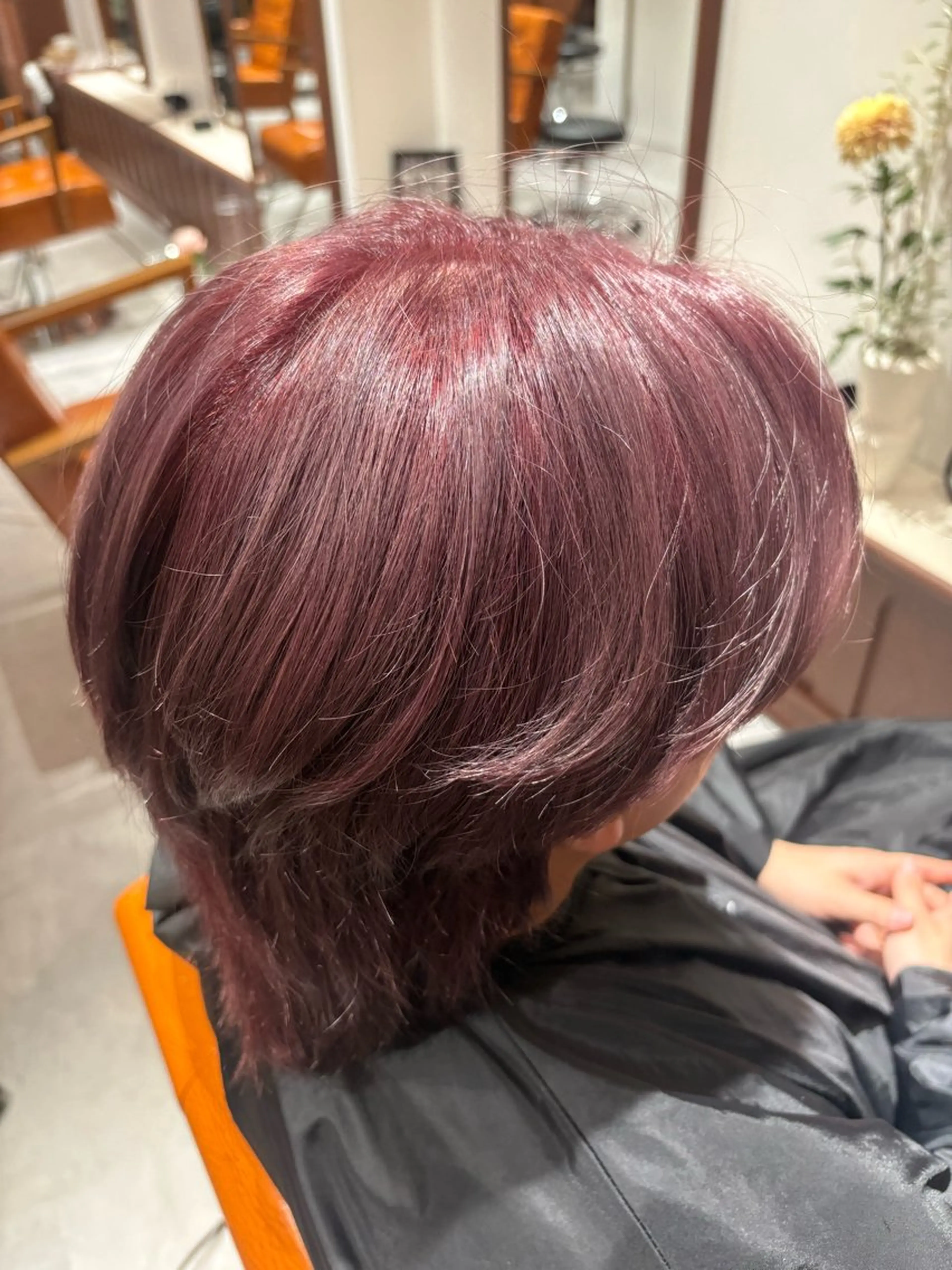ショート カラー ヘアアレンジ ショートボブ ボブ くびれヘア 顔まわりレイヤー 顔周りカット ヘアカラー 小西海青 ✨モデル様募集✨️のヘアスタイル