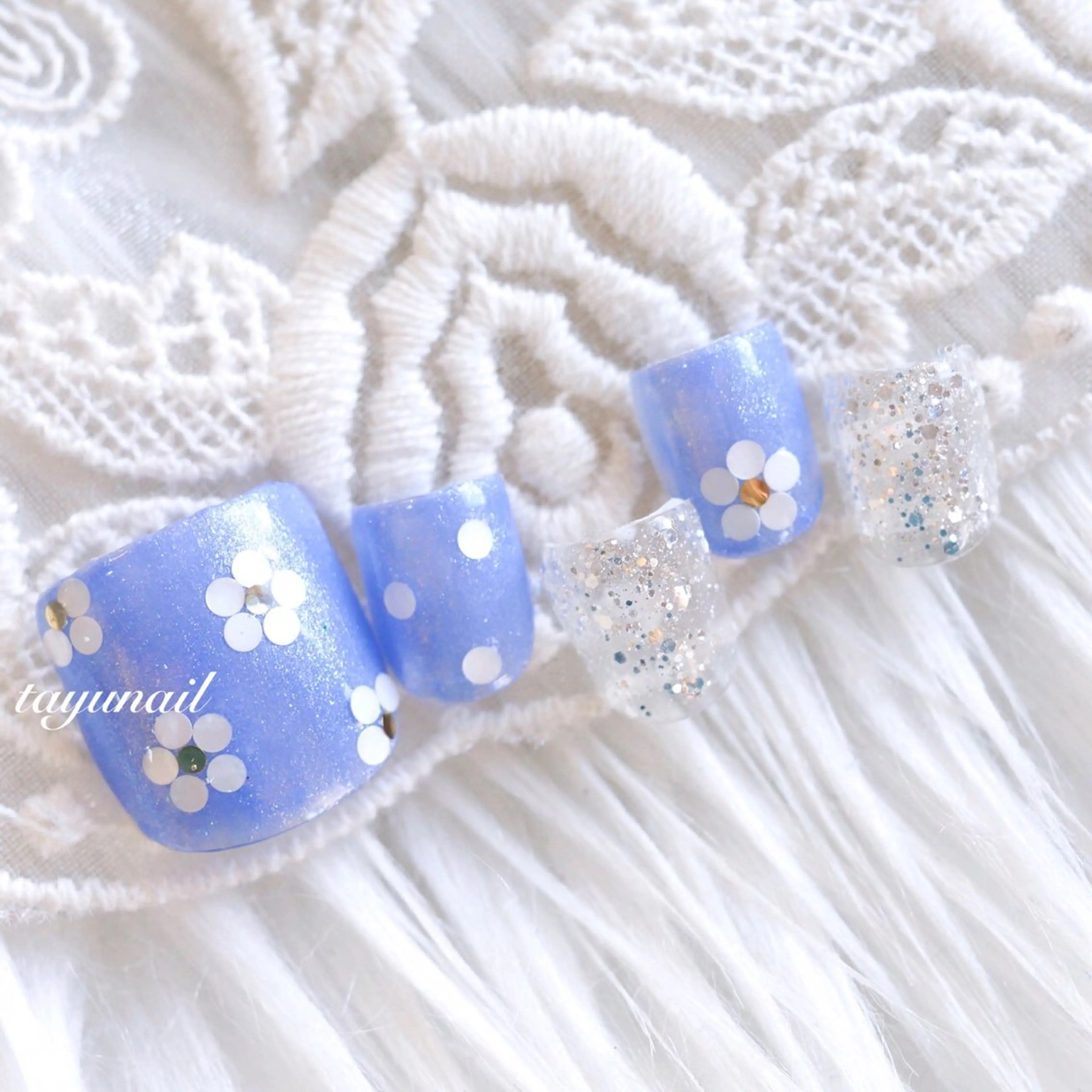 ネイル アートネイル ジェルネイル パラジェル フットネイル ネイルサロン・ネイルスクール　たゆnail所属・ネイルサロン 【たゆnail】のネイルデザイン