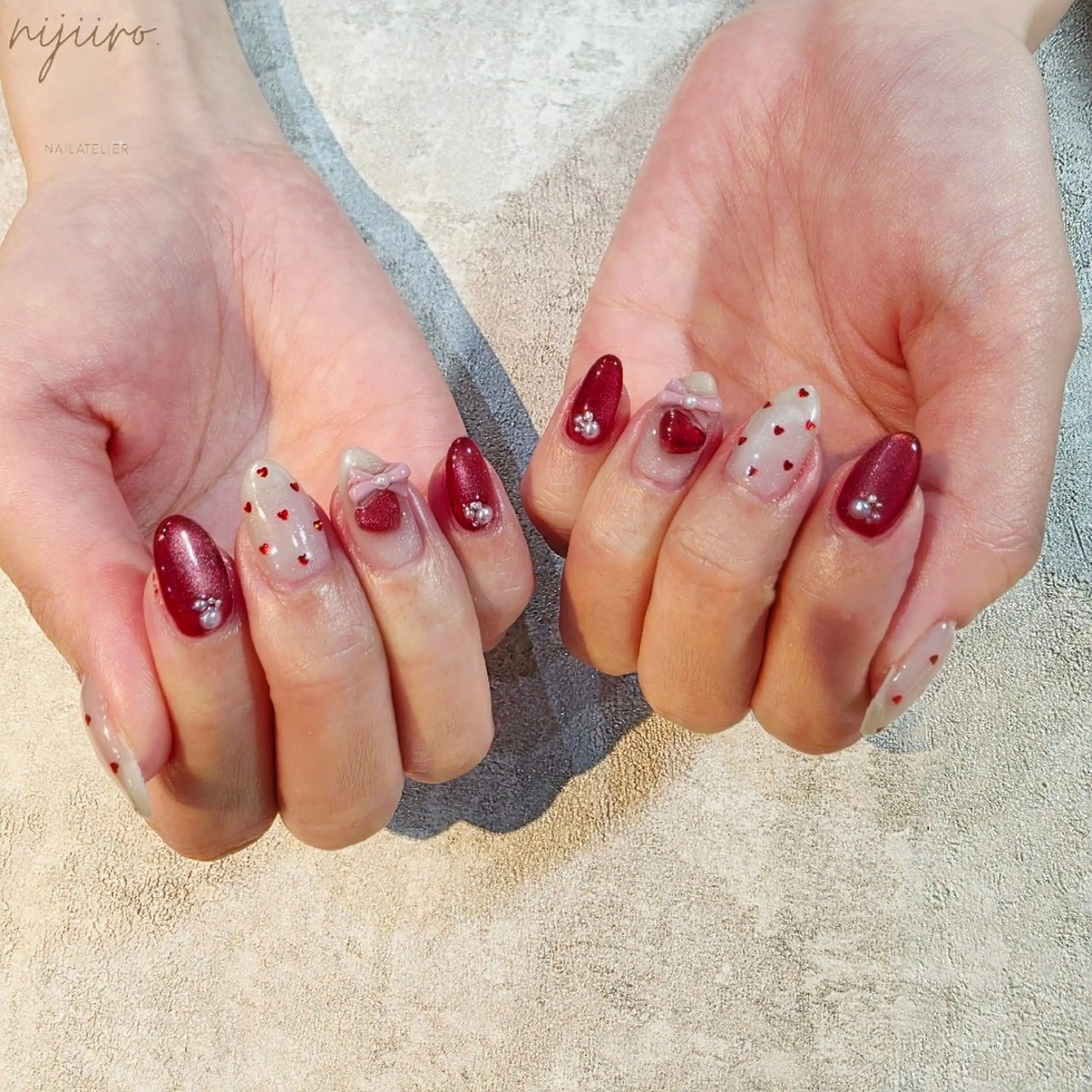 ネイル ハンドネイル nailatelier nijiiro.所属・nijiiro🌈 サトウのネイルデザイン