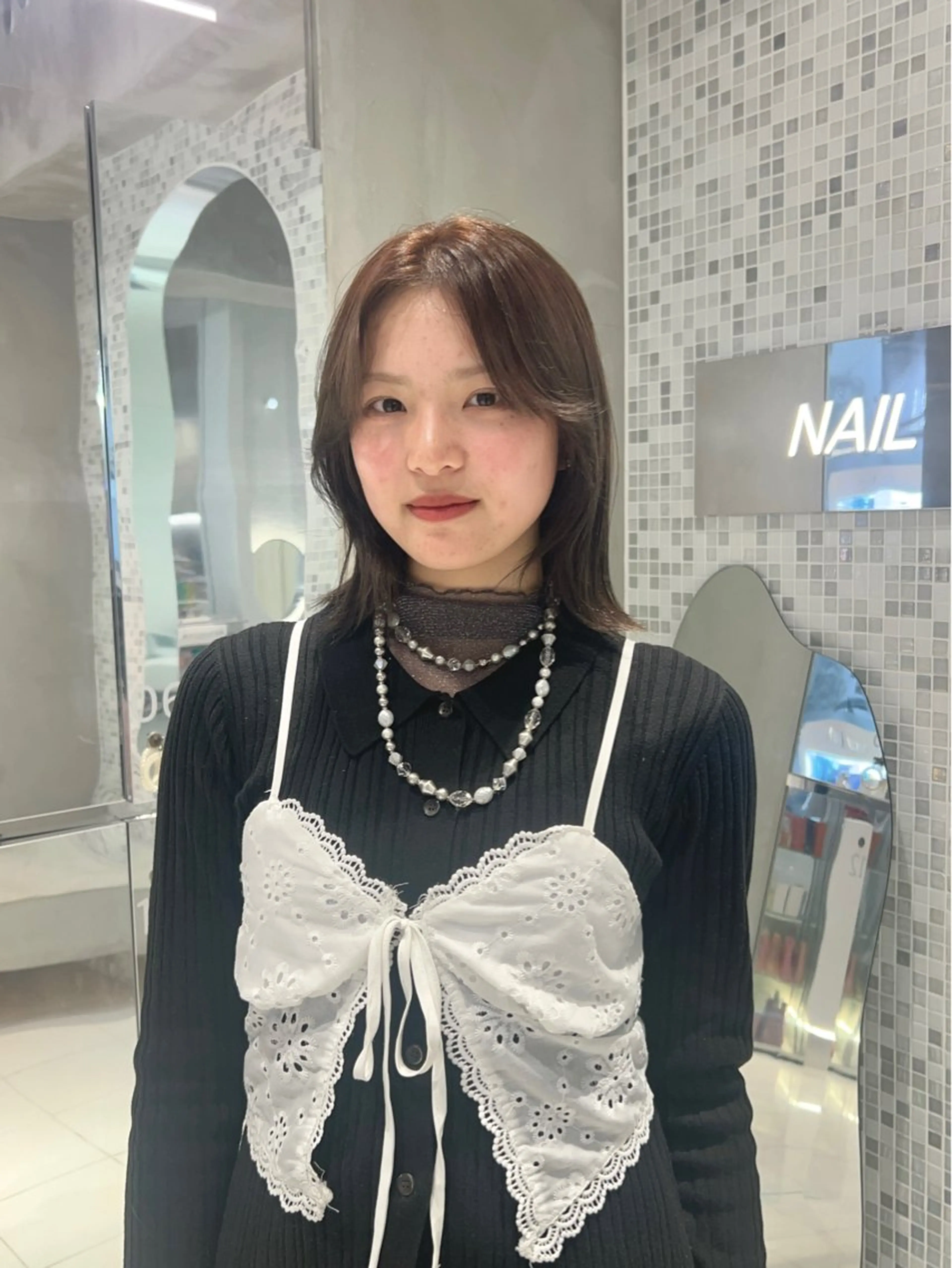 透明感モテ髪🩷 ヒナノのヘアスタイル