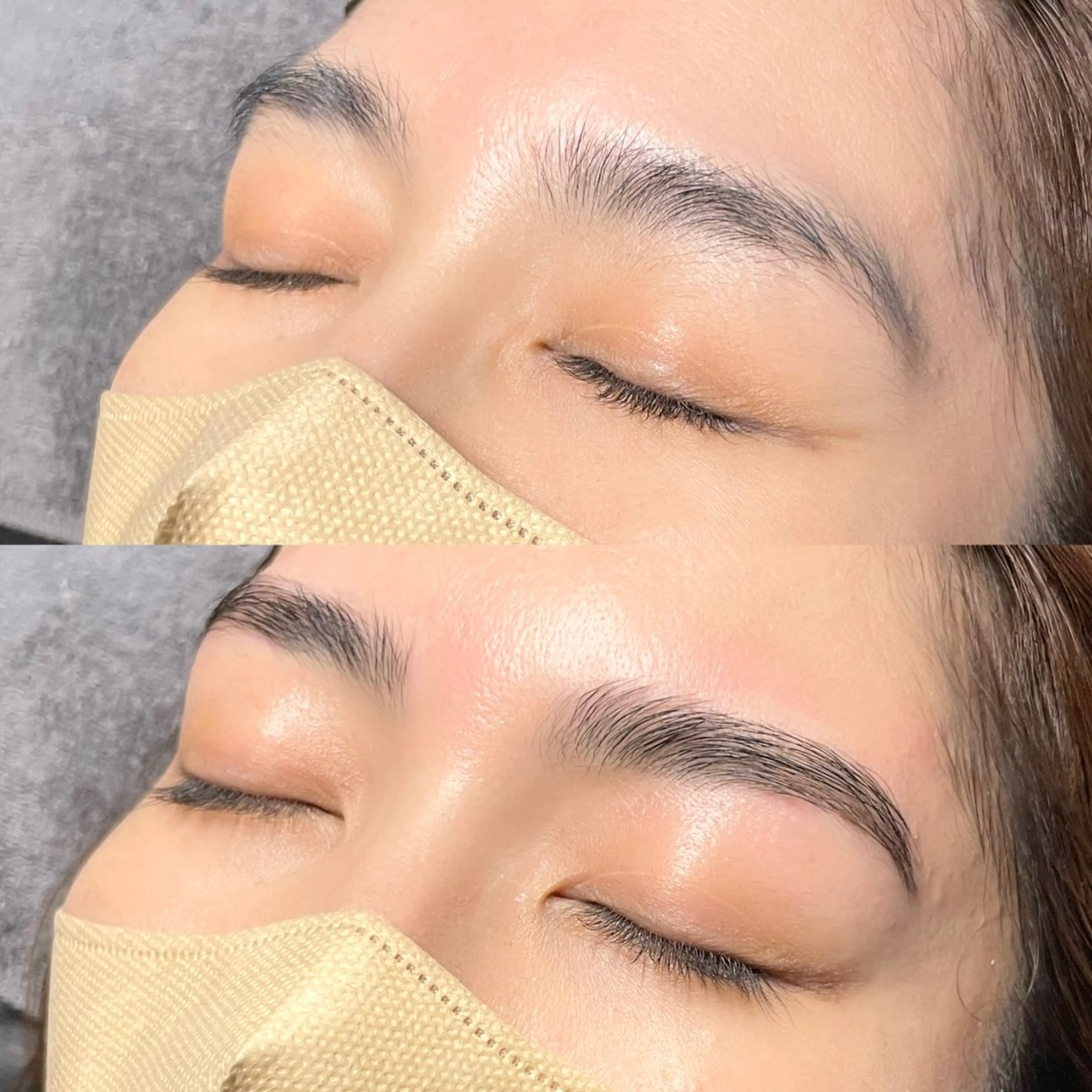 【眉癖改善✨HBL】ハリウッドブロウリフト（眉毛パーマ,Wax,メイク）の写真