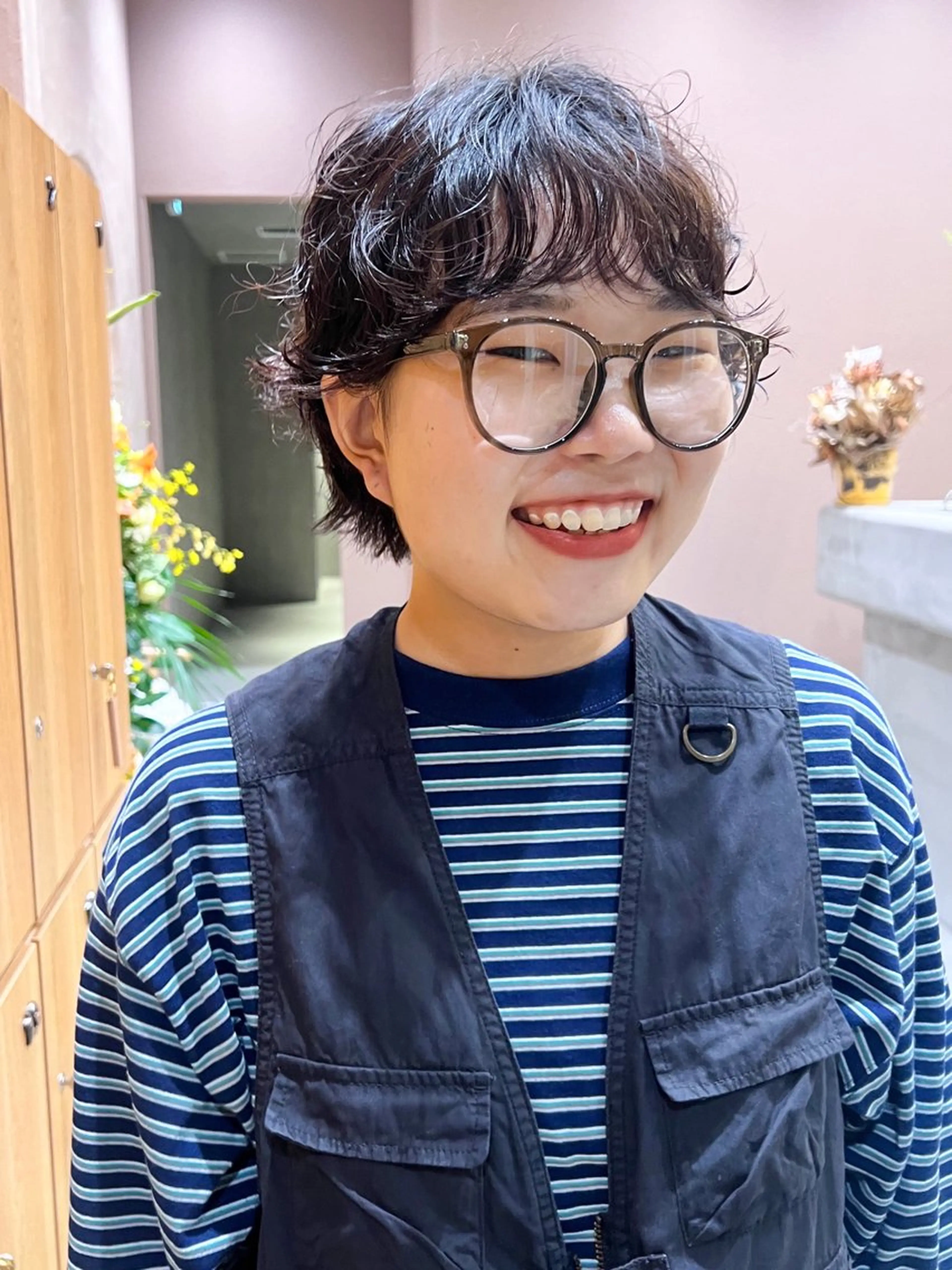 ショート パーマ 💙31日限定 💙金井悠華💙のヘアスタイル