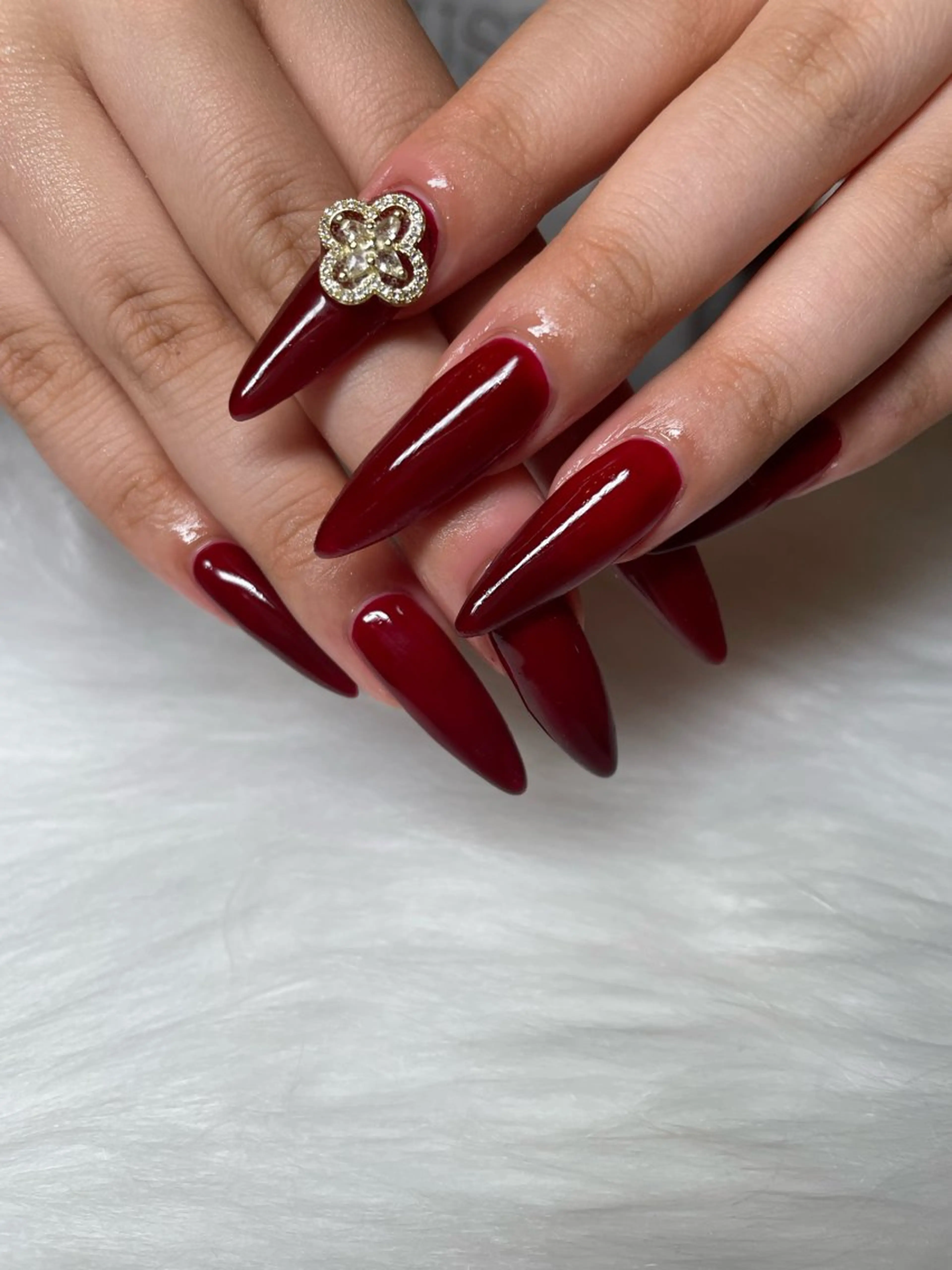 ネイル アートネイル 長さ出し ハンドネイル ulu🌼 nanaのネイルデザイン