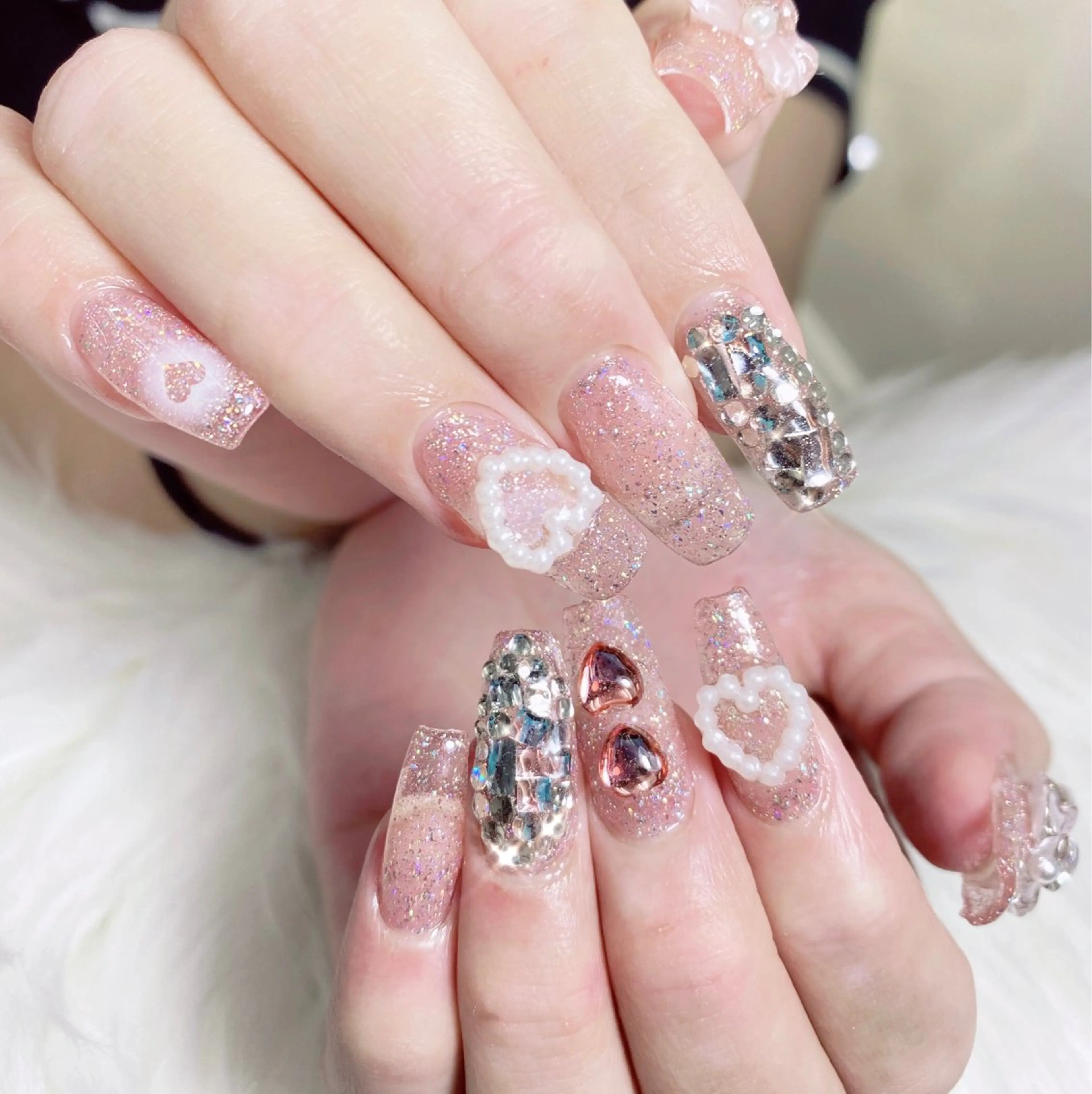 🍁秋キャンペーン🍂【HAND】✨自爪パーツ乗せ放題✨100分指定パーツあり💫の写真