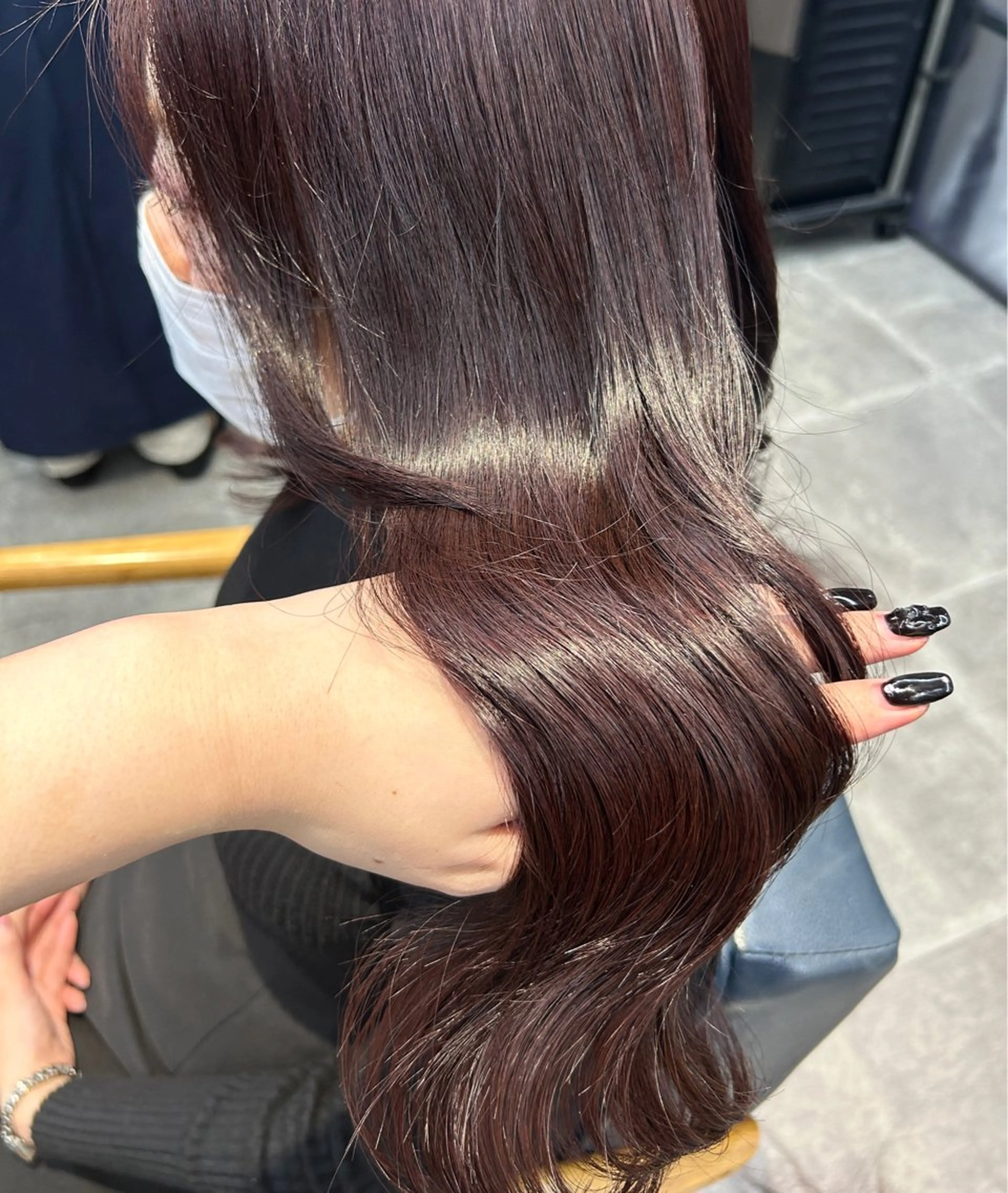 ロング カラー カット ヘアカラー トリートメント newi梅田🫧韓国 ヘア🫧sakiのヘアスタイル