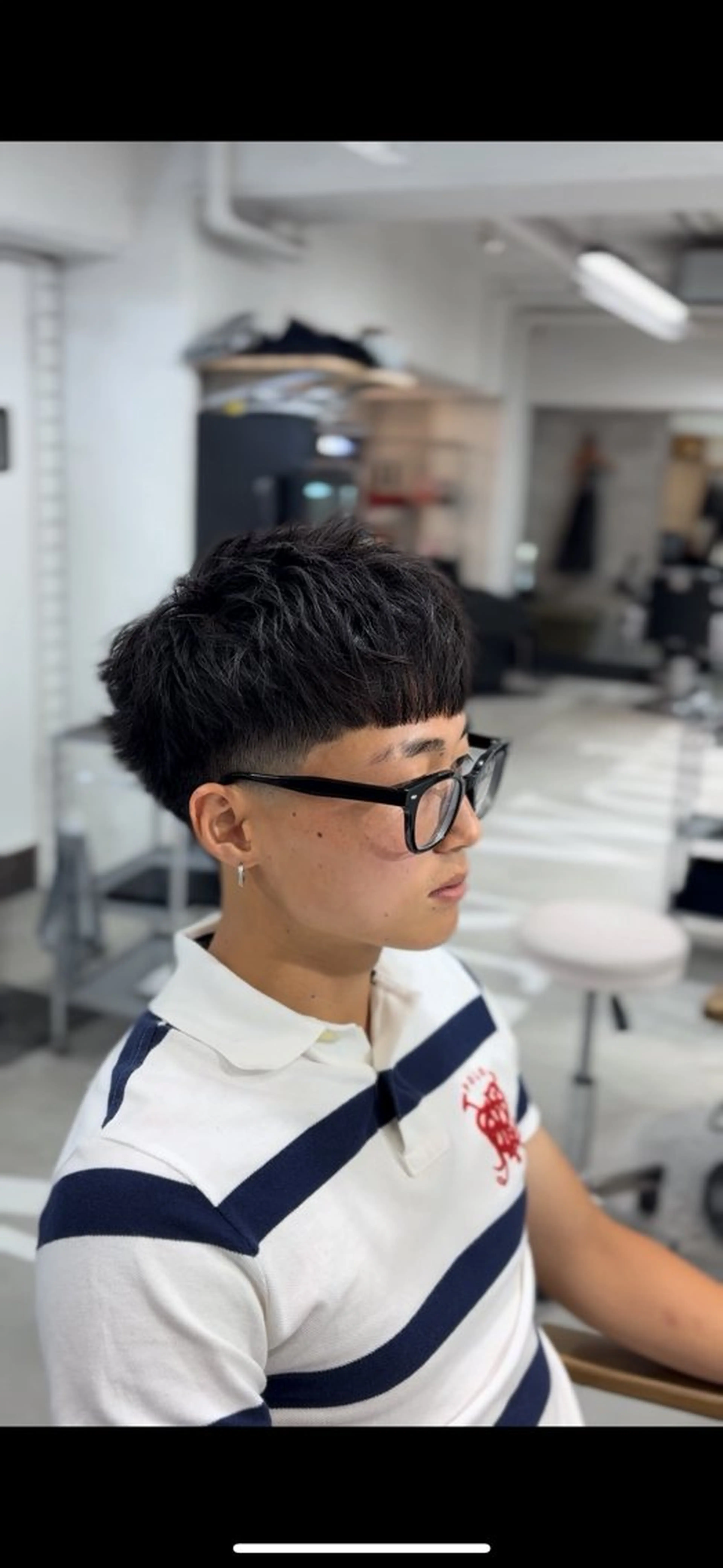 ショート 滝本 承太朗のヘアスタイル