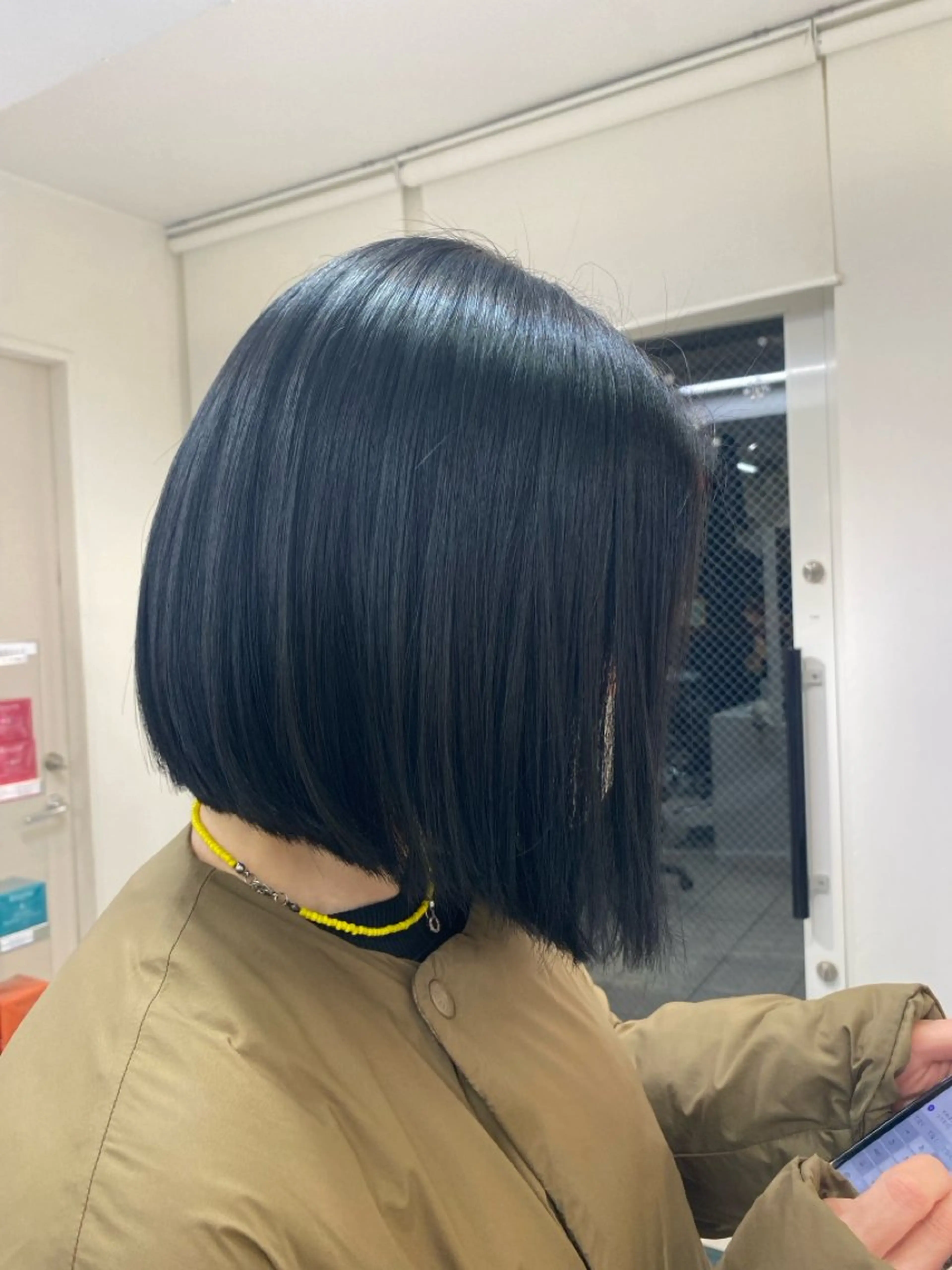 ミディアム 切りっぱなしボブ ボブ トリートメント TONI&GUY EBISU所属・🩶Nemoto Saki🩶のヘアスタイル