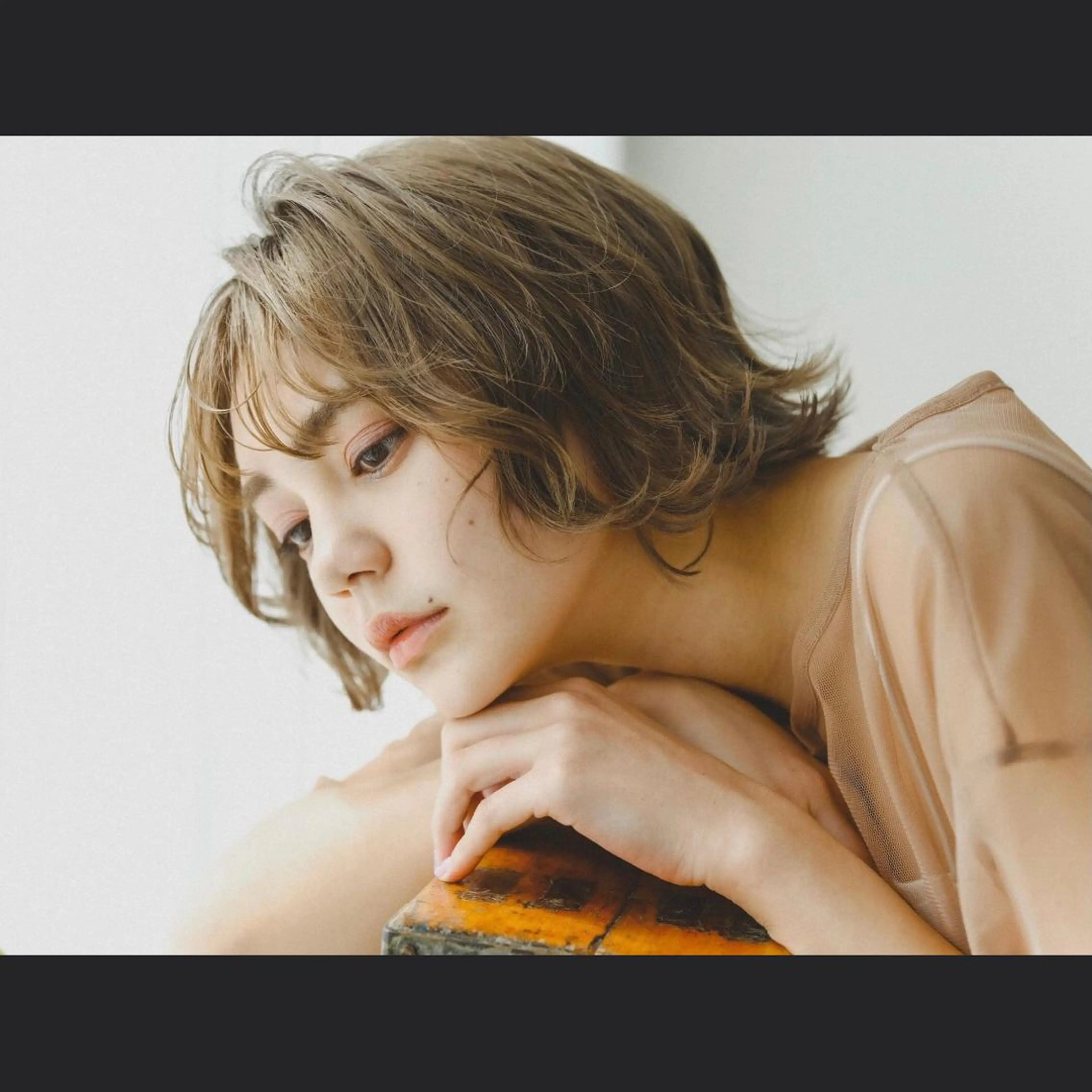 ショート カラー FERIA  fam 桃山台　　菊田彩花のヘアスタイル