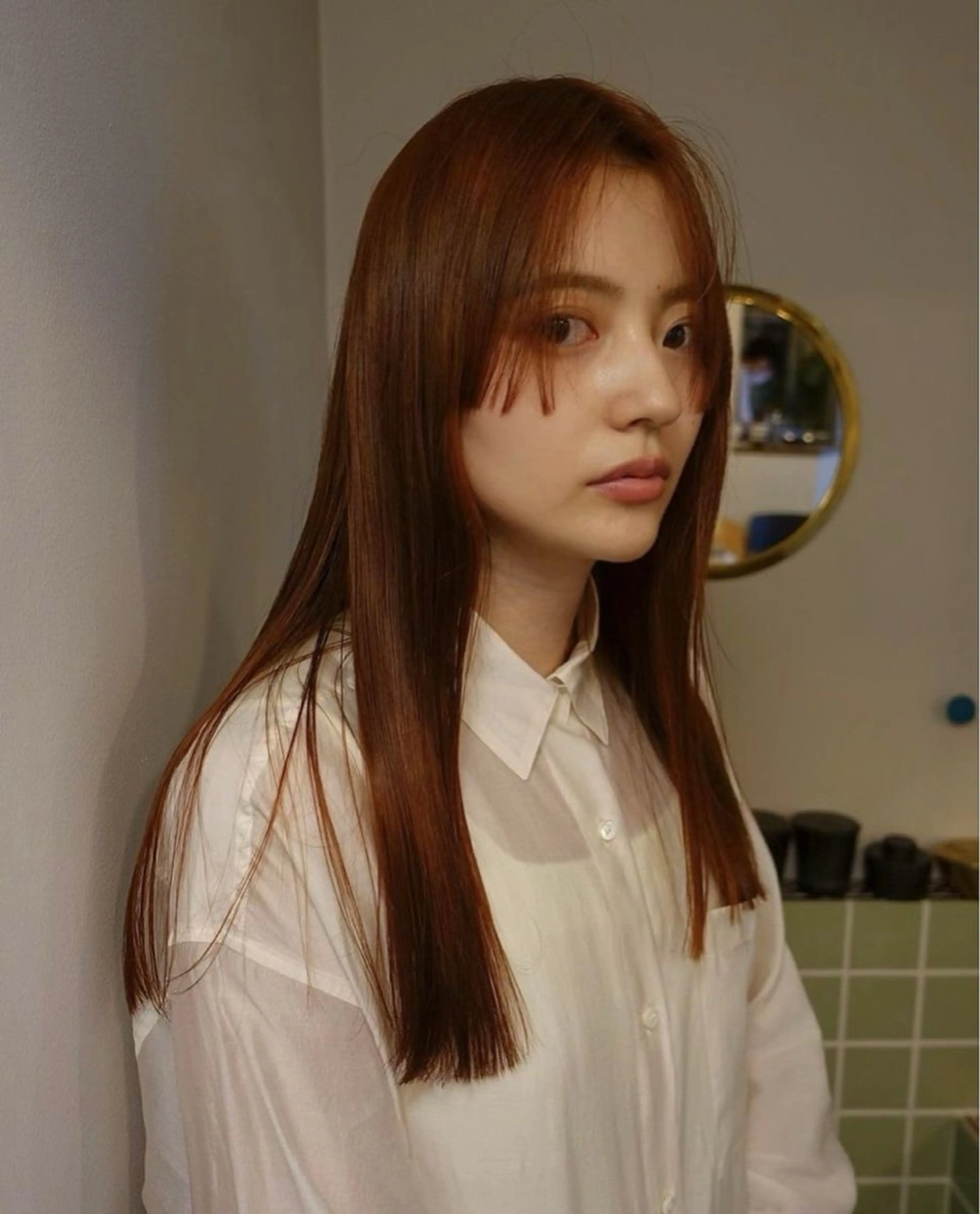 ロング ヘアカラー 縮毛矯正 Cocona 🦤 /ブリーチ/艶カラーのヘアスタイル