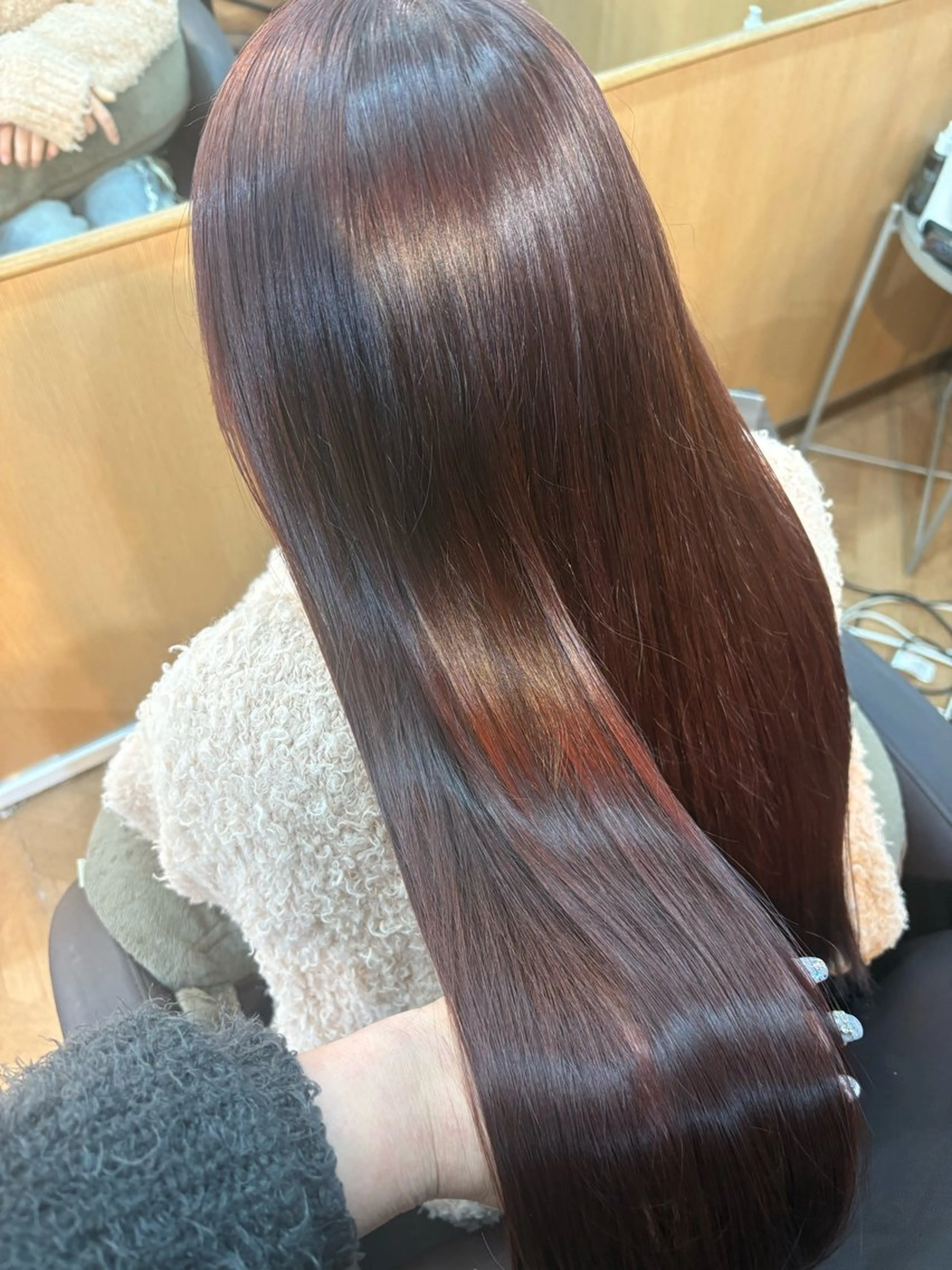 ロング カット ヘアカラー 🍒Ayana🍒 艶カラー🍒のヘアスタイル