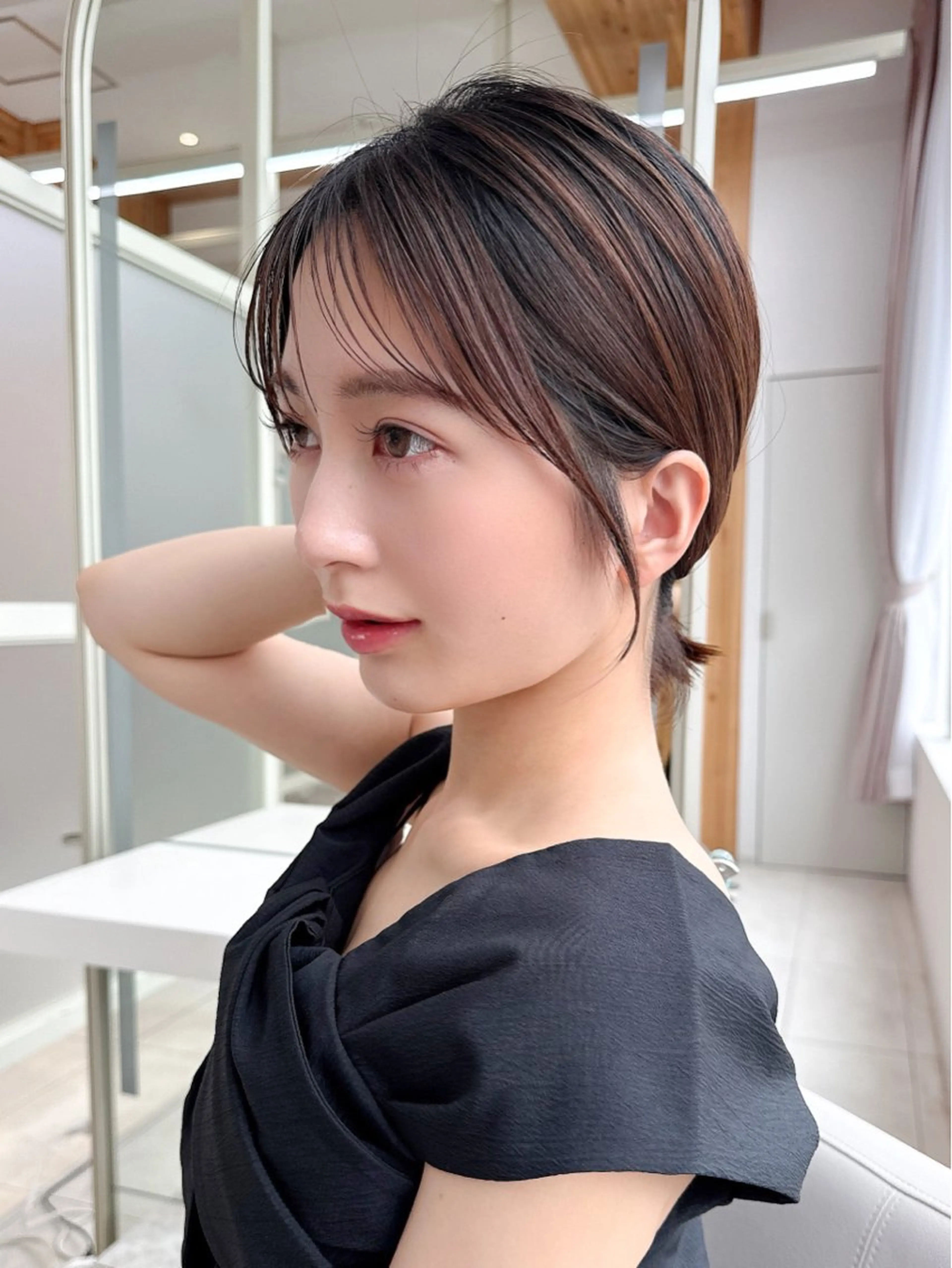 ミディアム 新宿/ 田口雄大のヘアスタイル