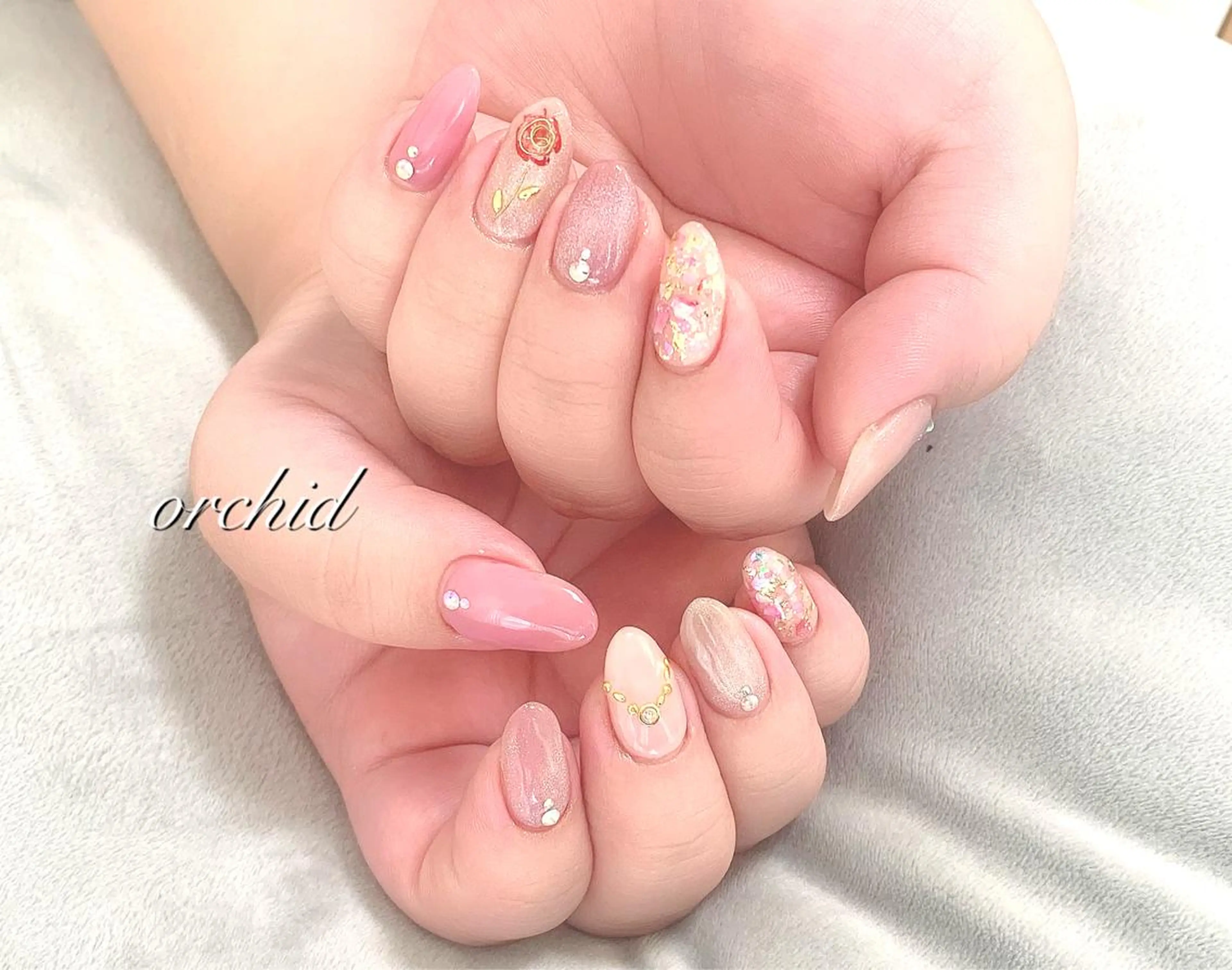 ネイル orchid ♡オーキッドのネイルデザイン