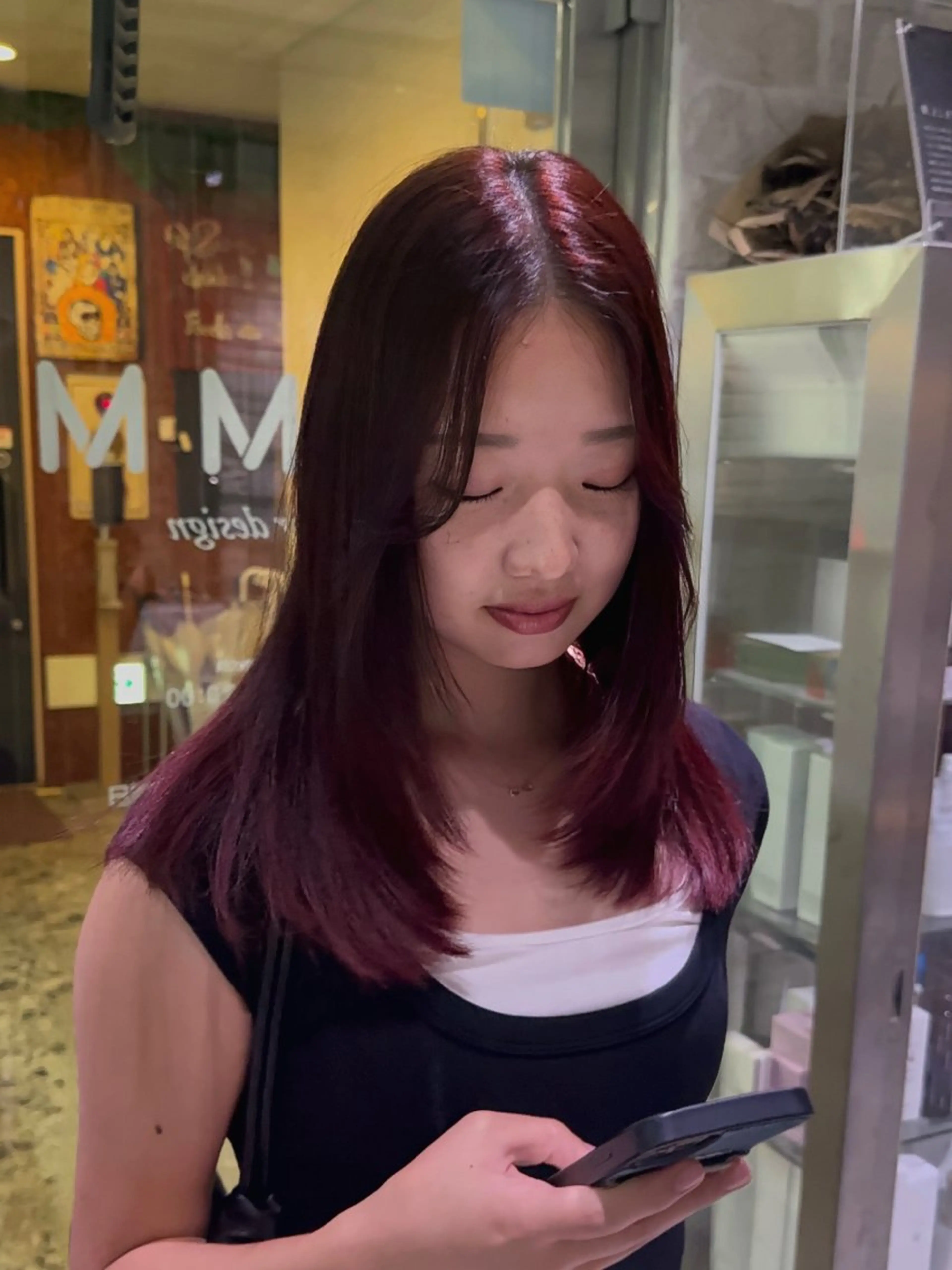 ロング カット ヘアカラー UMM所属・赤木 俊太のヘアスタイル