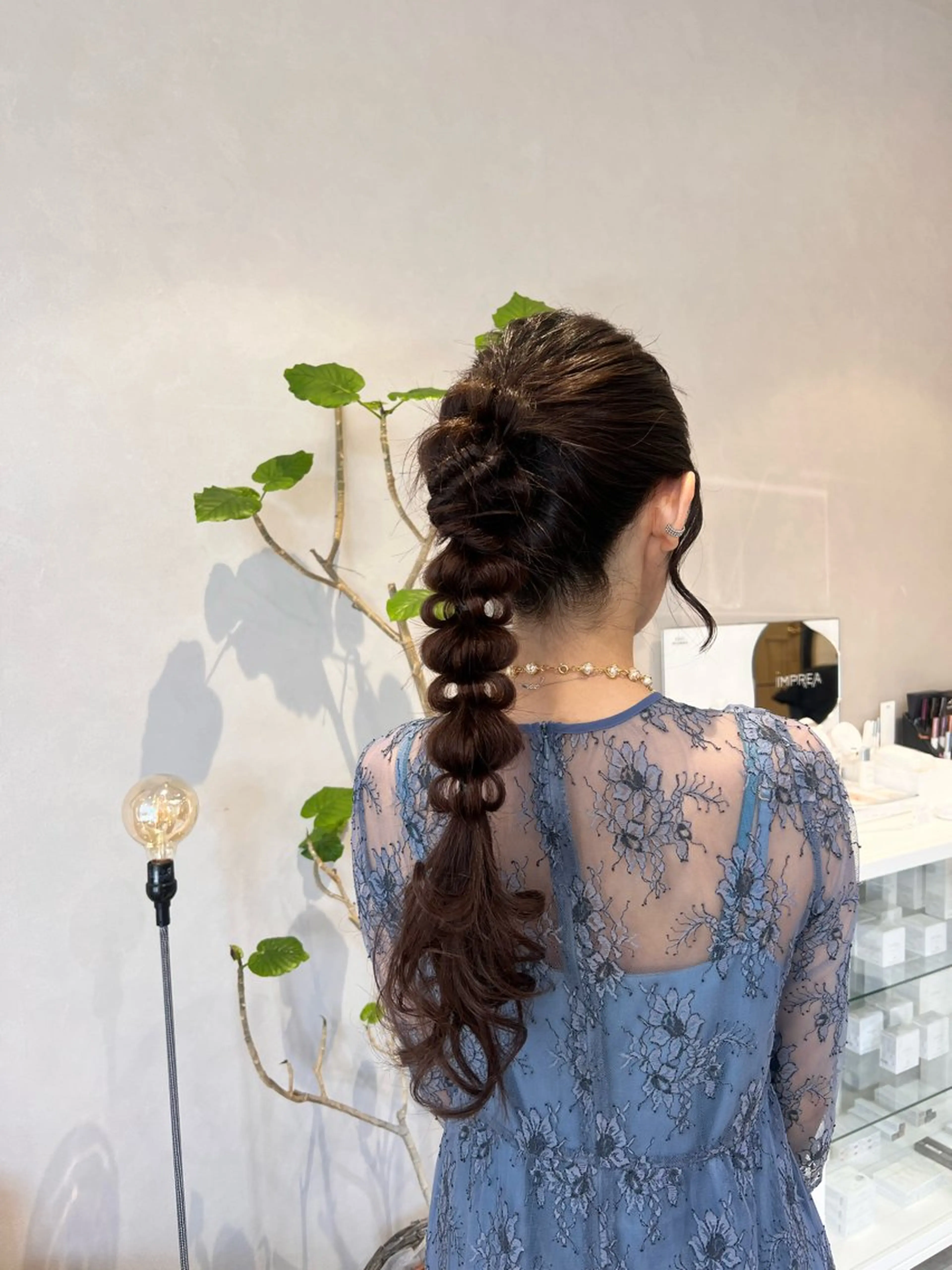 ヘアアレンジ ヘアセット 髪質改善/ブリーチ ツヤ髪/shiinaのヘアスタイル