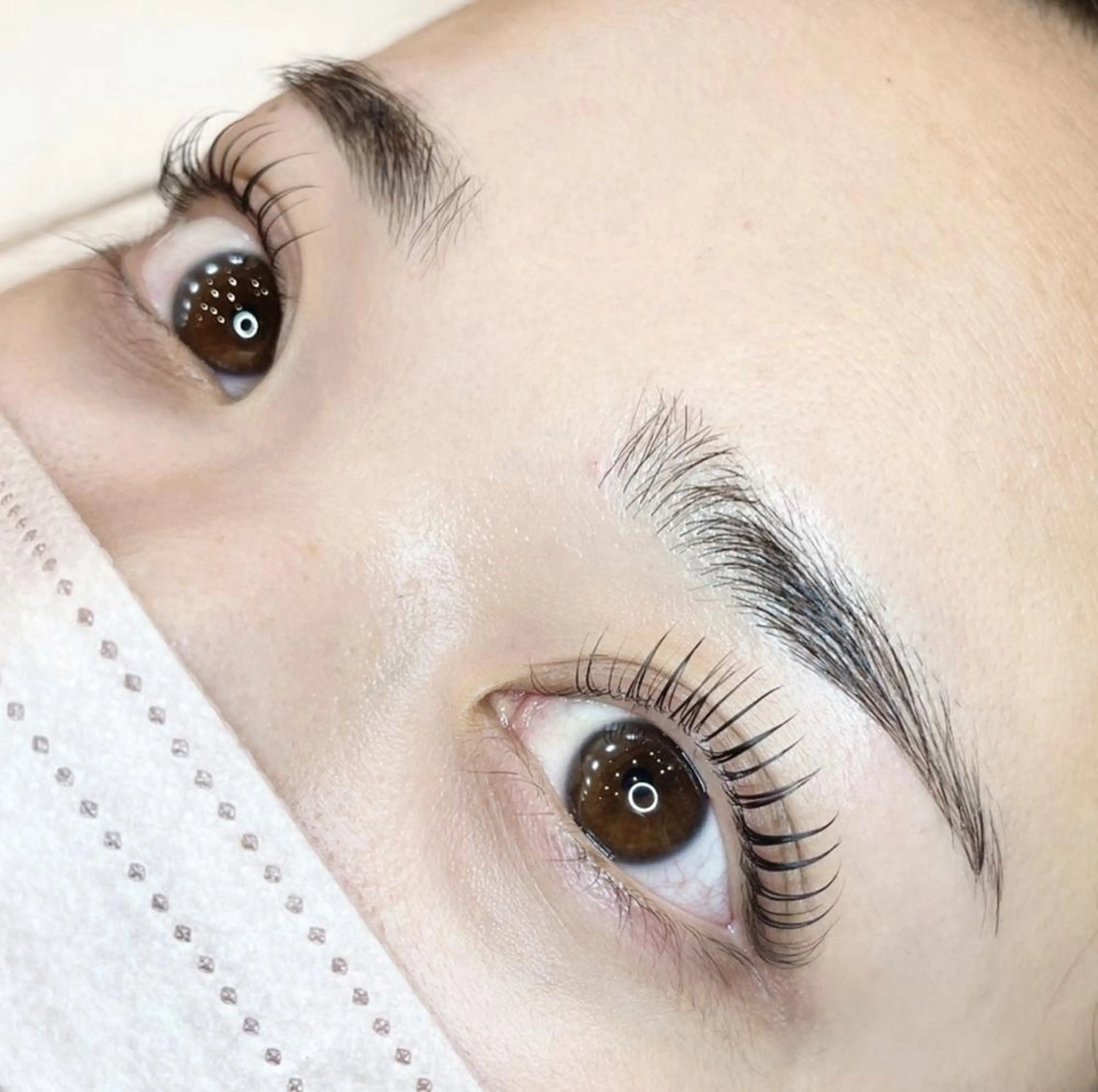 マツエク・マツパ 束感まつ毛 まつげパーマ 一重×まつ毛パーマ 大西 夏紀のマツエク・マツパデザイン