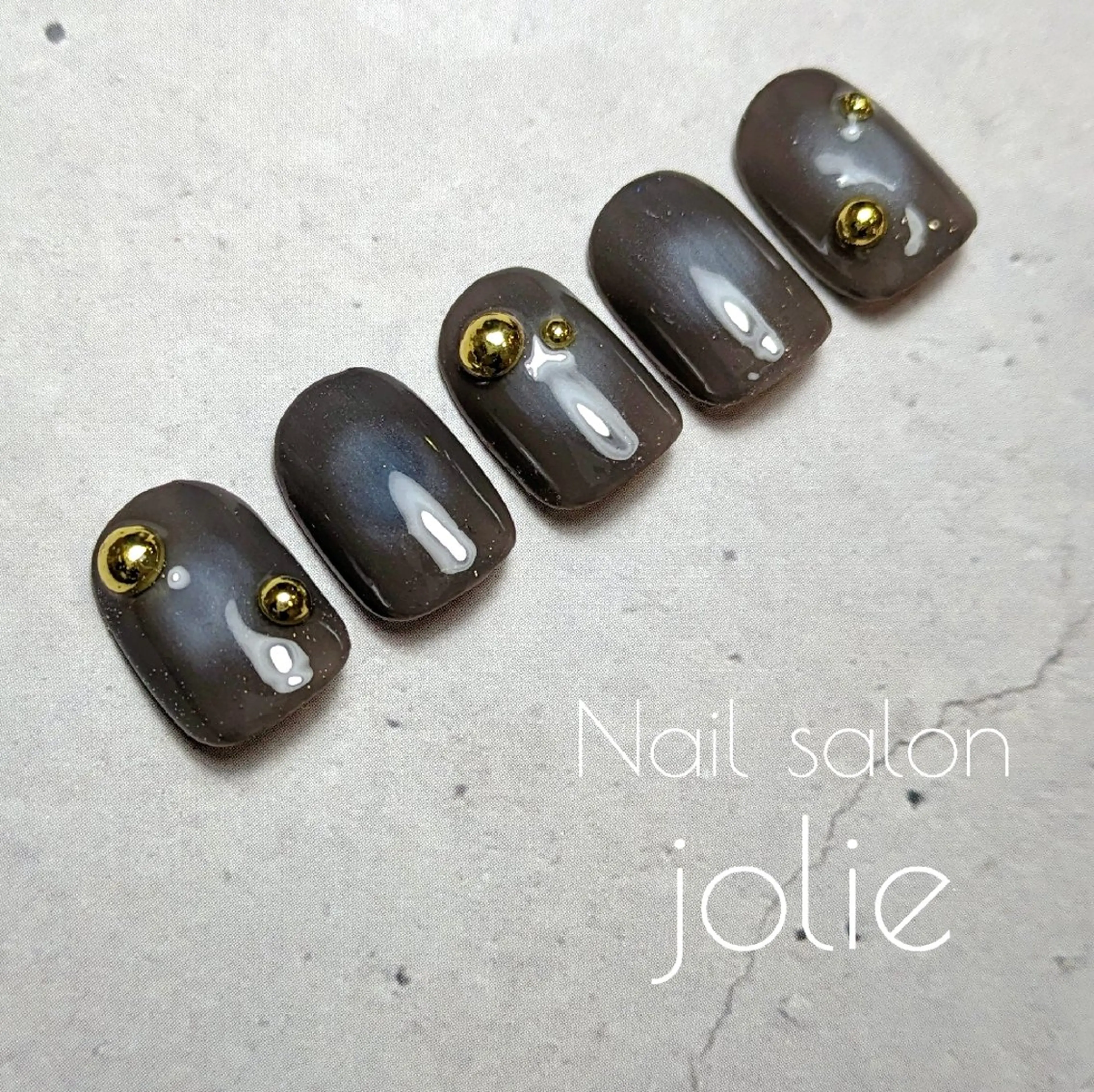 ネイル チークネイル シンプルネイル ハンドネイル jolie  ISIHARAのネイルデザイン