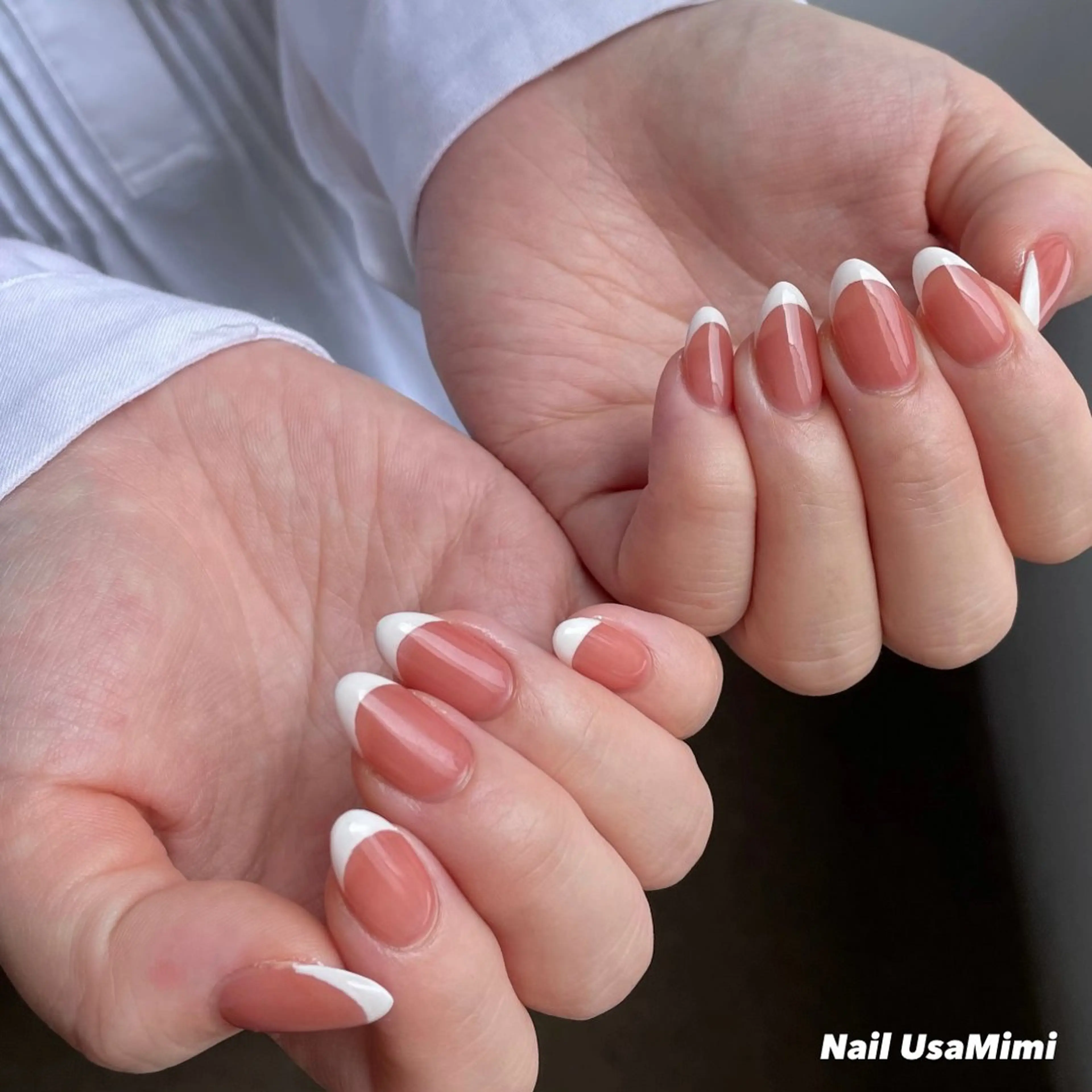 ネイル フレンチネイル ハンドネイル NAIL DOT STUDIO堺筋本町のネイルデザイン