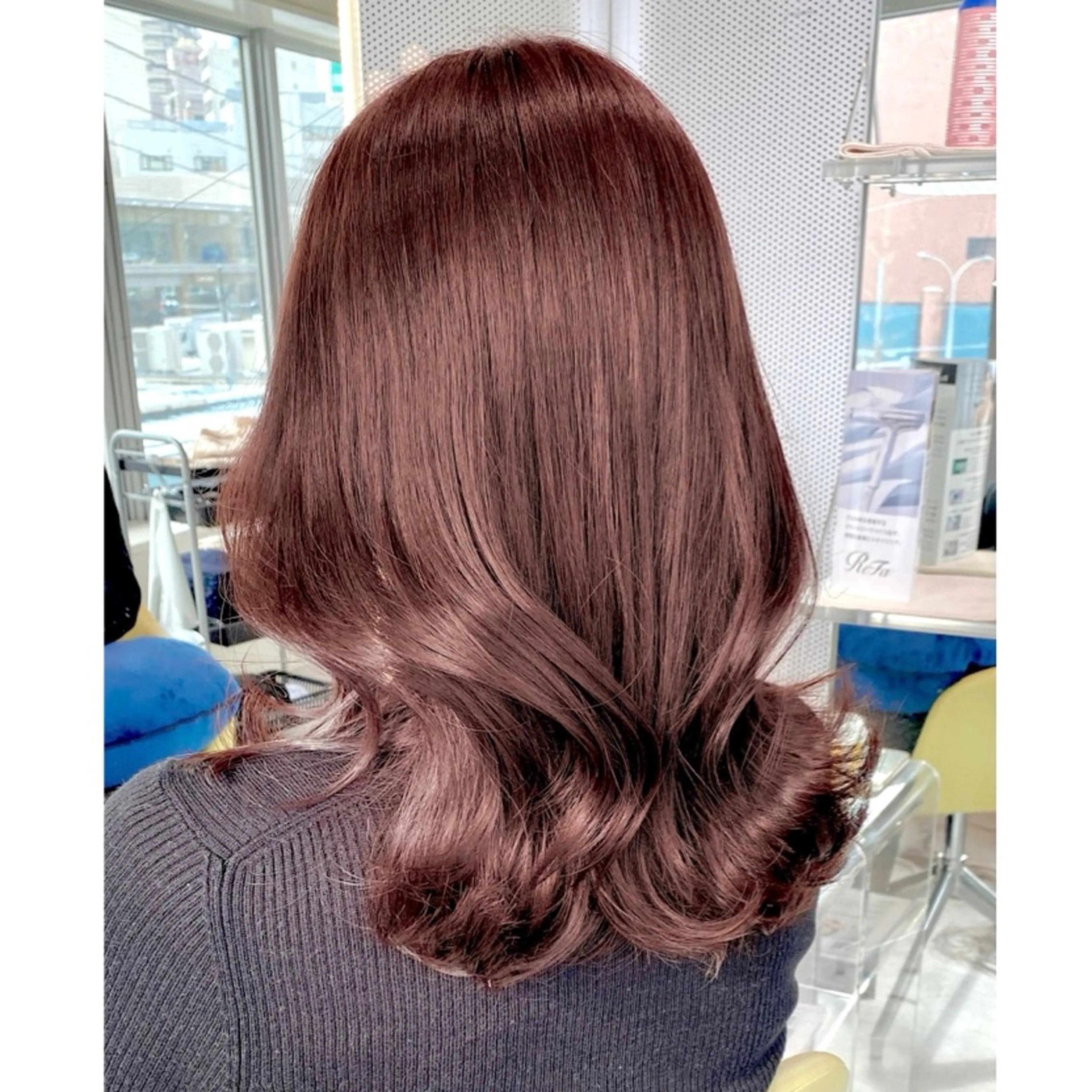 ミディアム カット ヘアカラー 森 隆秀/韓国ヘアのヘアスタイル