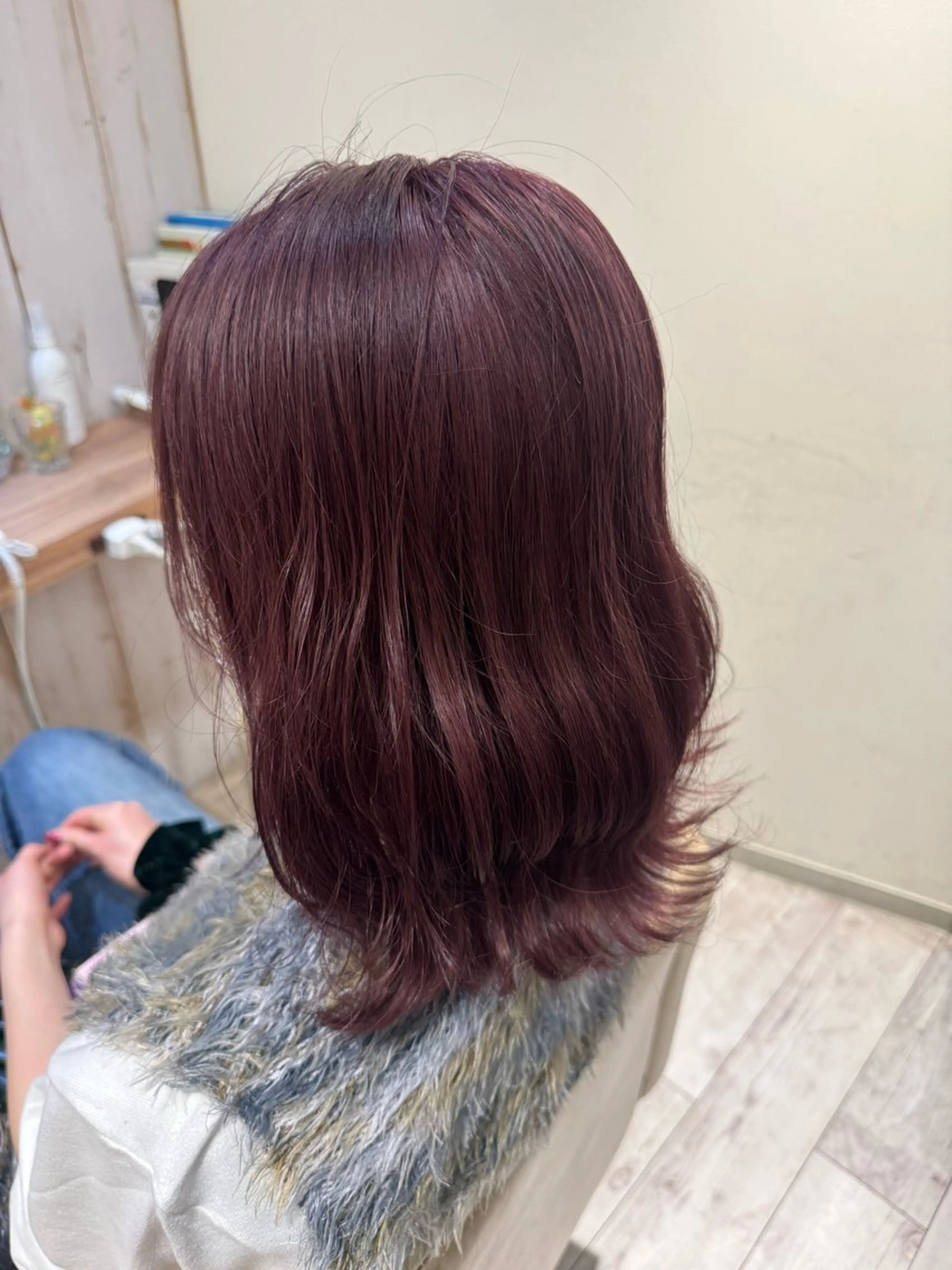 ミディアム カラー レッドカラー ヘアカラー トリートメント 🧸コトナ越谷 🍯豊田さくらのヘアスタイル