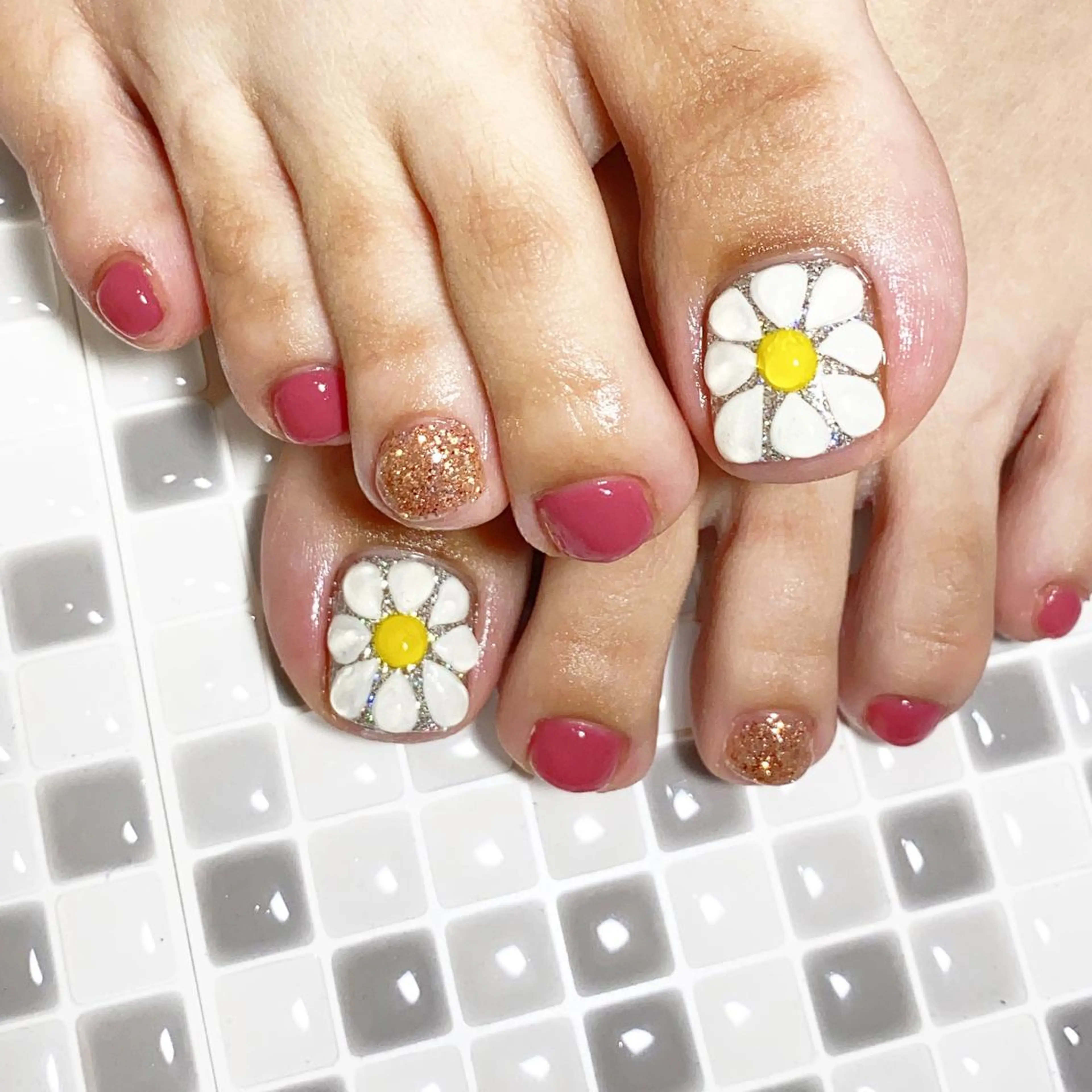 ネイル フットネイル ♡Nailist yui♡のネイルデザイン