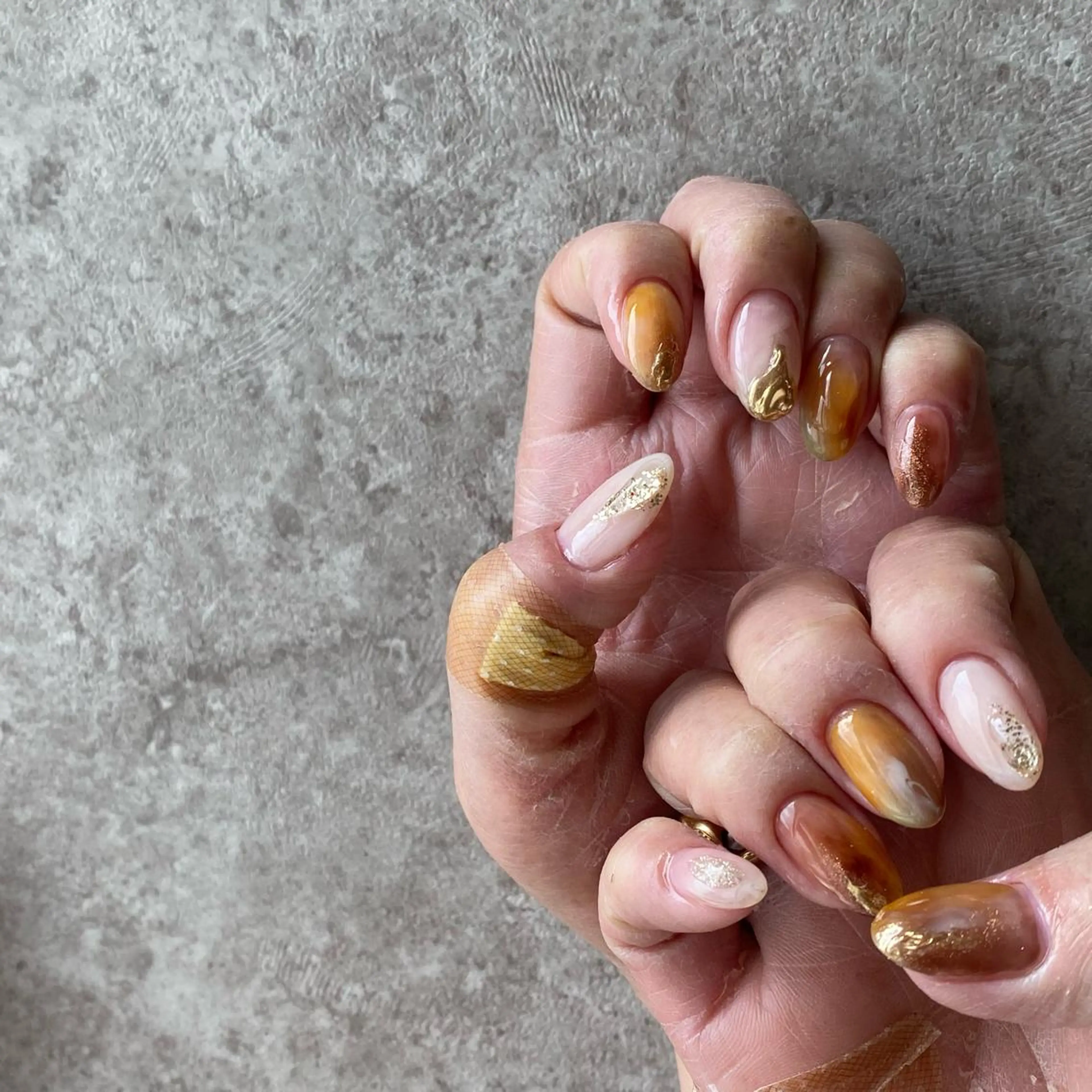 ネイル ハンドネイル フットネイル reco nail所属・池田 美穂のネイルデザイン