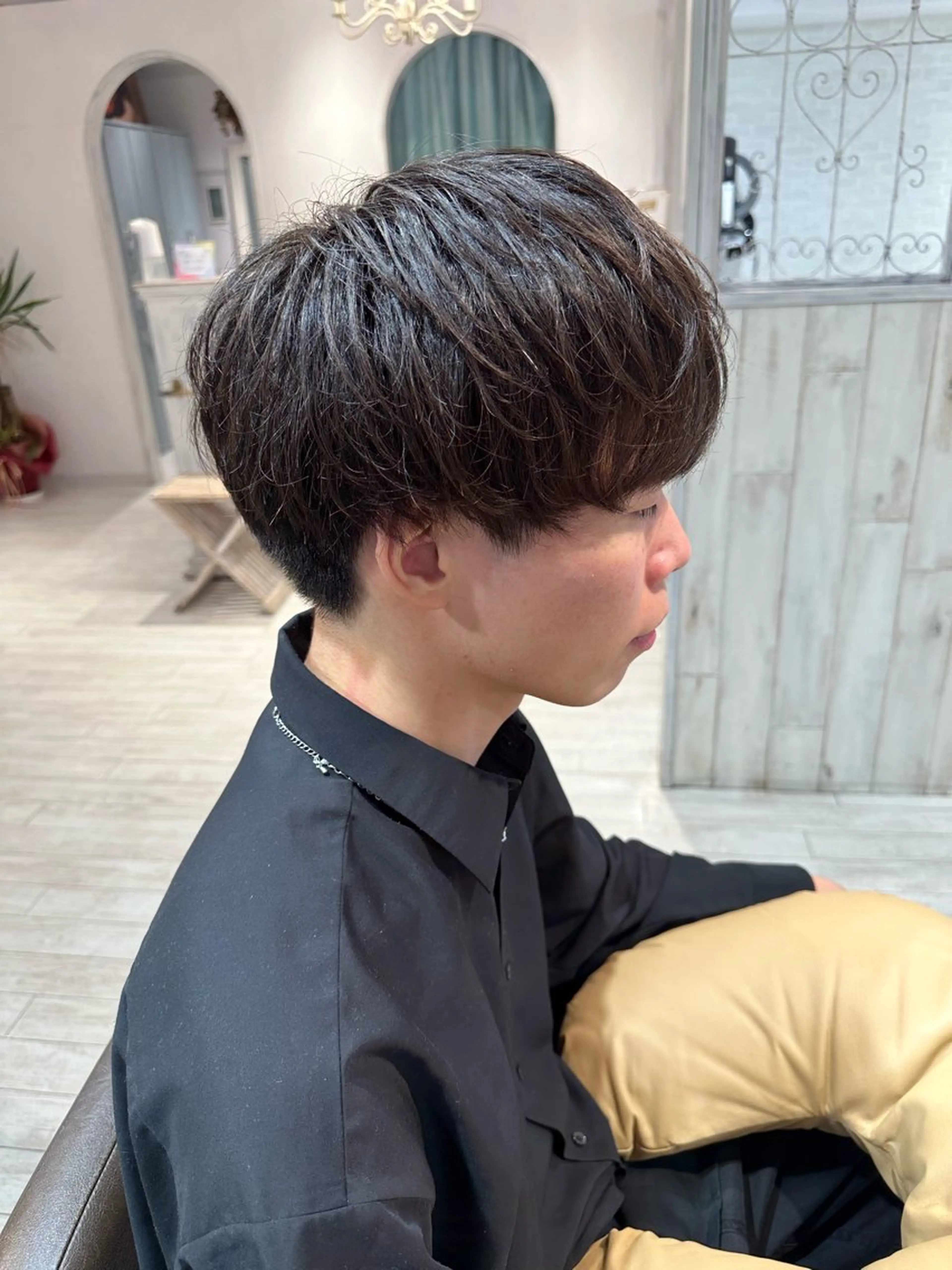 パーマ メンズ メンズパーマ ニュアンスパーマ 韓国ヘア 🎀華澄のヘアスタイル