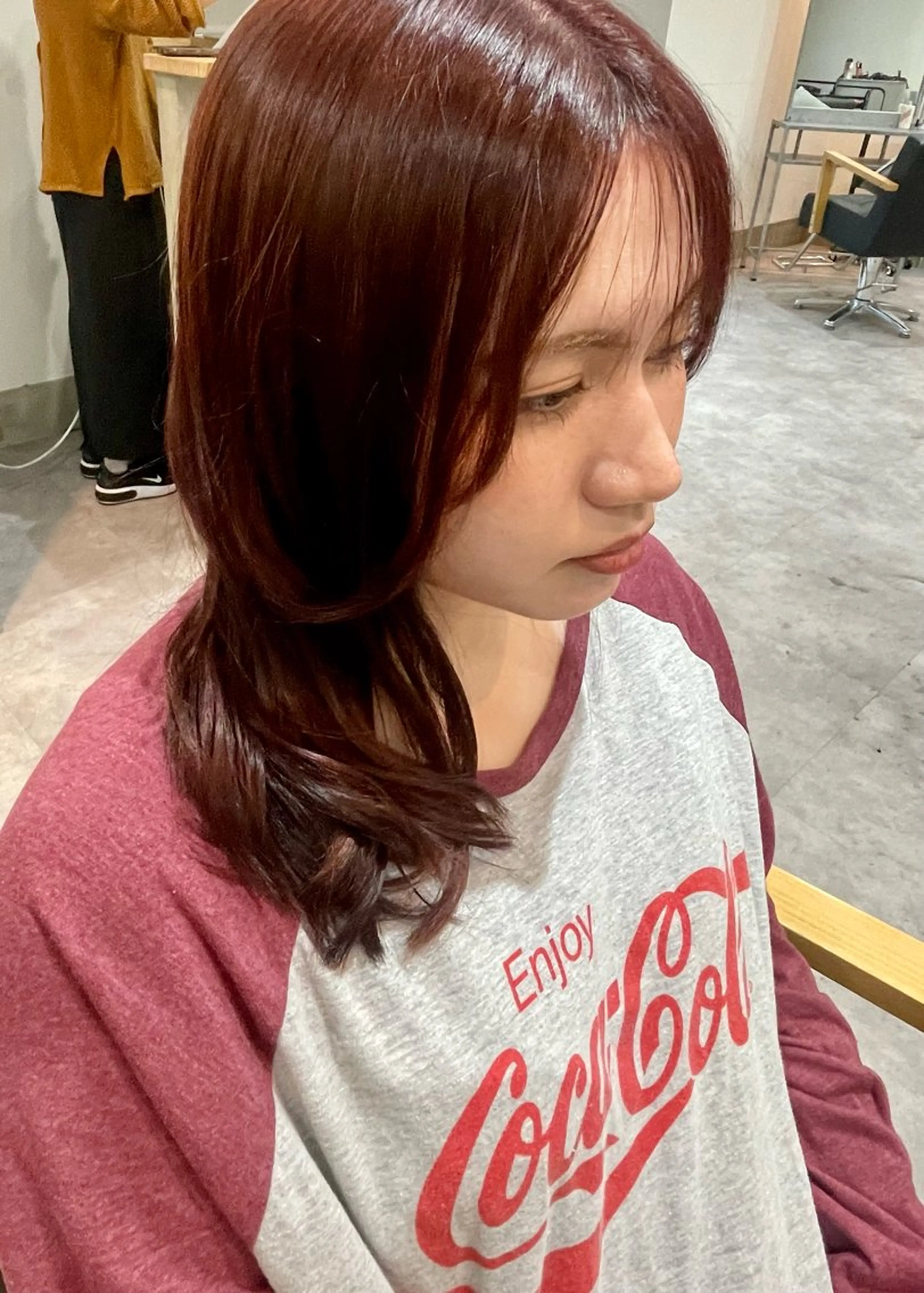 ロング ヘアカラー アジアエス所属・谷山清和 ゆうやのヘアスタイル