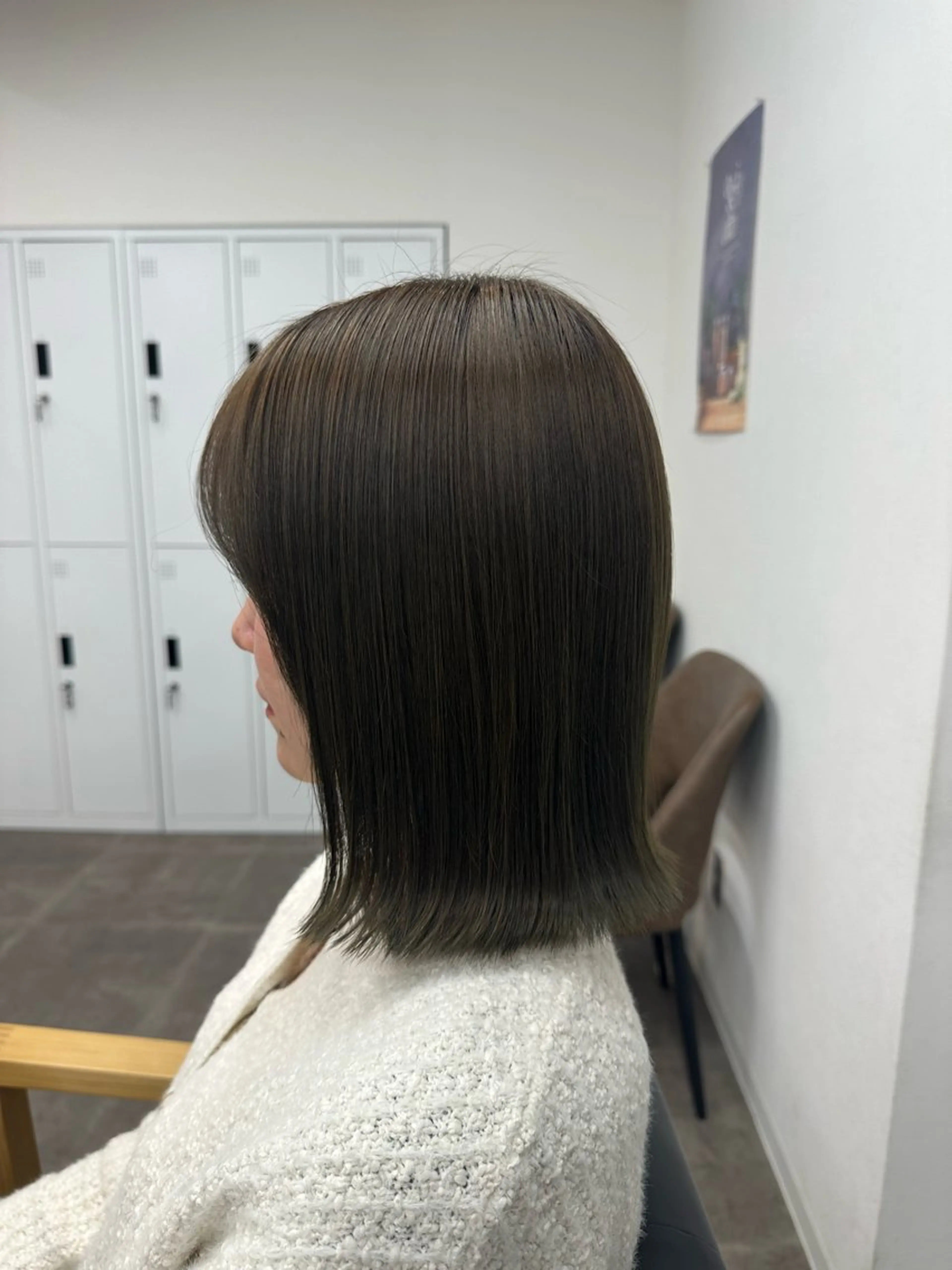 ショート カラー ベージュカラー オリーブベージュ ヘアカラー トリートメント 0choir kodaiのヘアスタイル