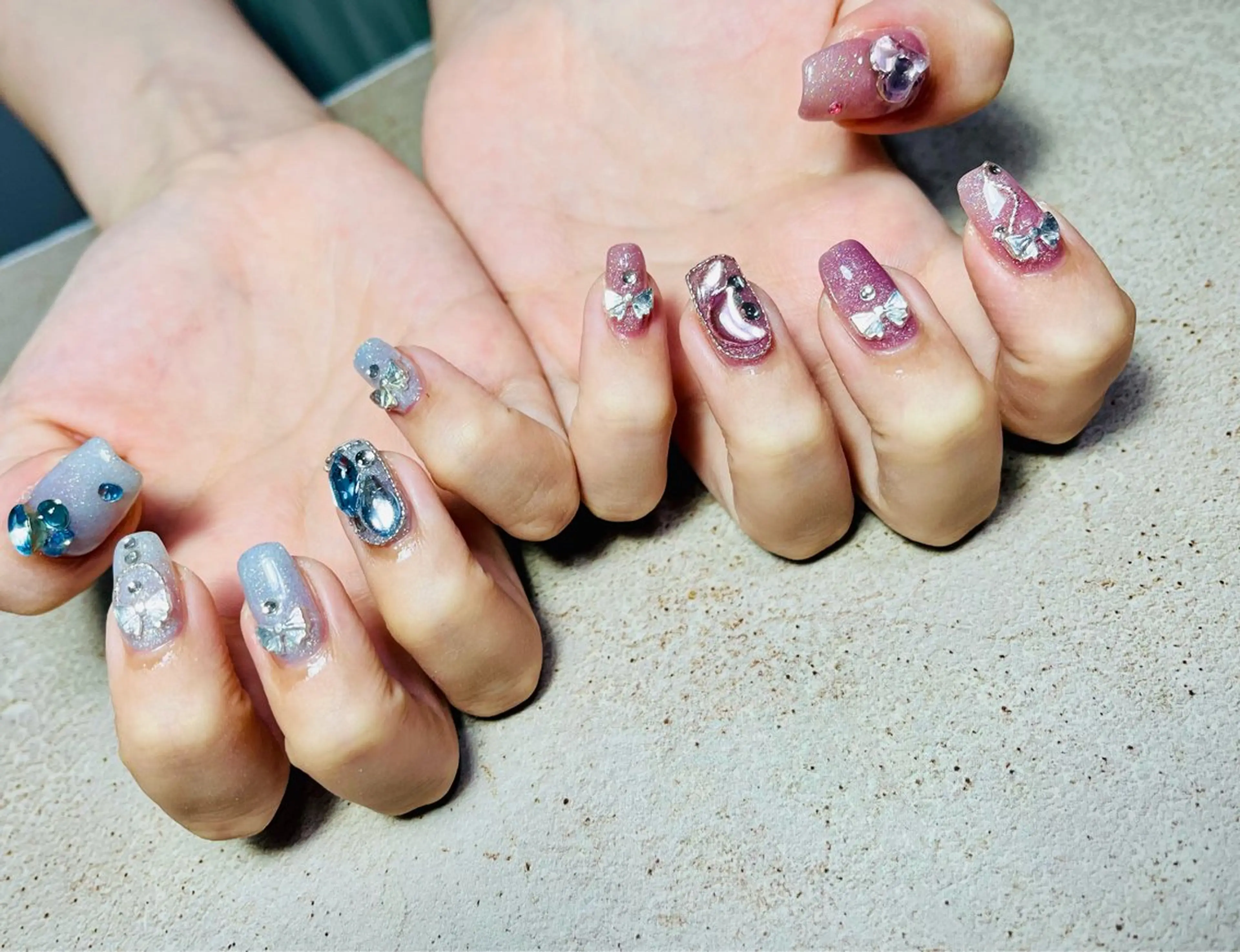 ネイル ハンドネイル goldgleams ちなのネイルデザイン