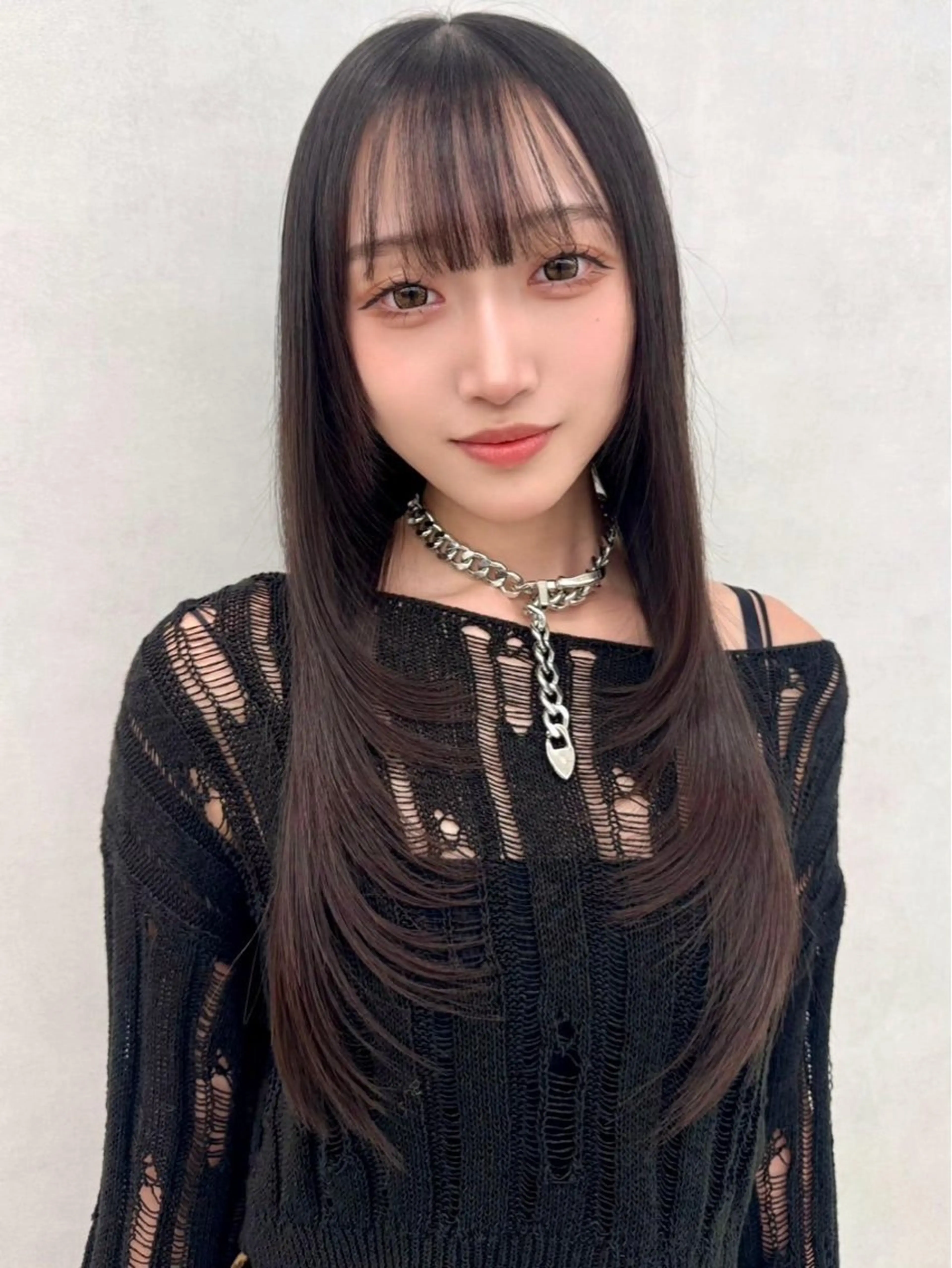 ロング 🇰🇷韓国レイヤー ケアカラー／田川佑紀のヘアスタイル