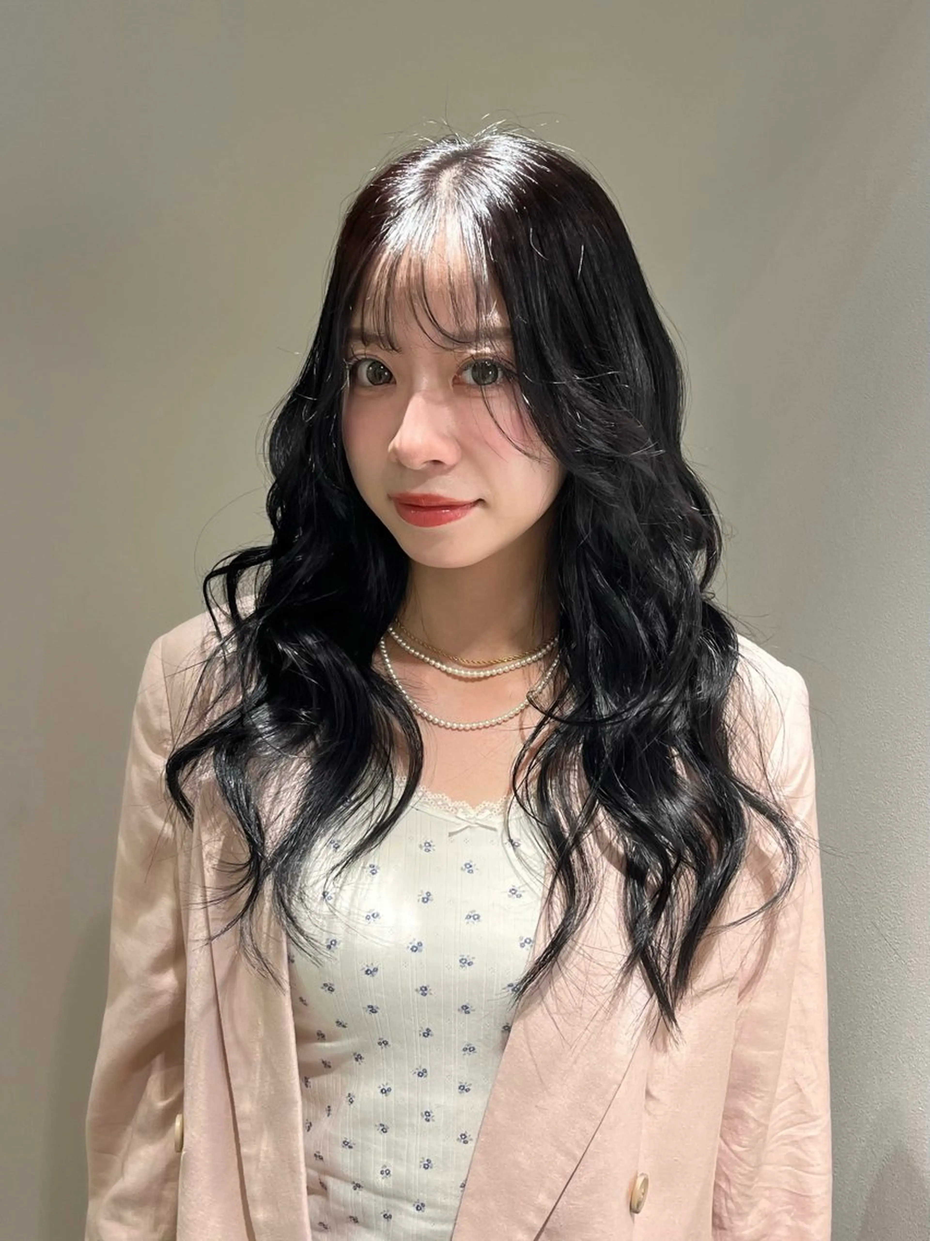 セミロング カラー 黒髪 カット ヘアカラー トリートメント 🦋レイヤー職人 猪瀬玲奈🦋のヘアスタイル