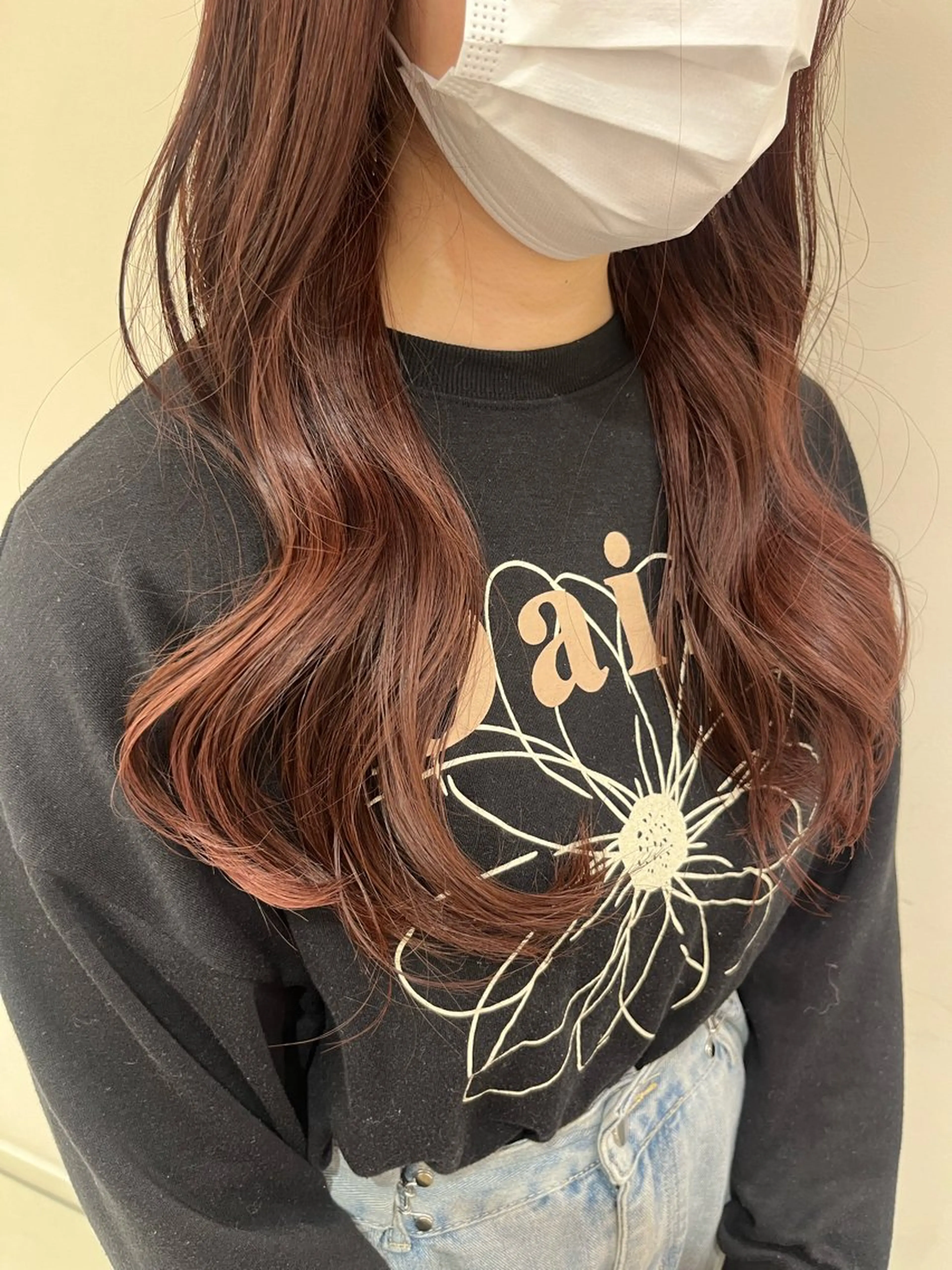 ロング カラー 🫧オリーブカラー/ 酸性縮毛矯正銀座🫧のヘアスタイル