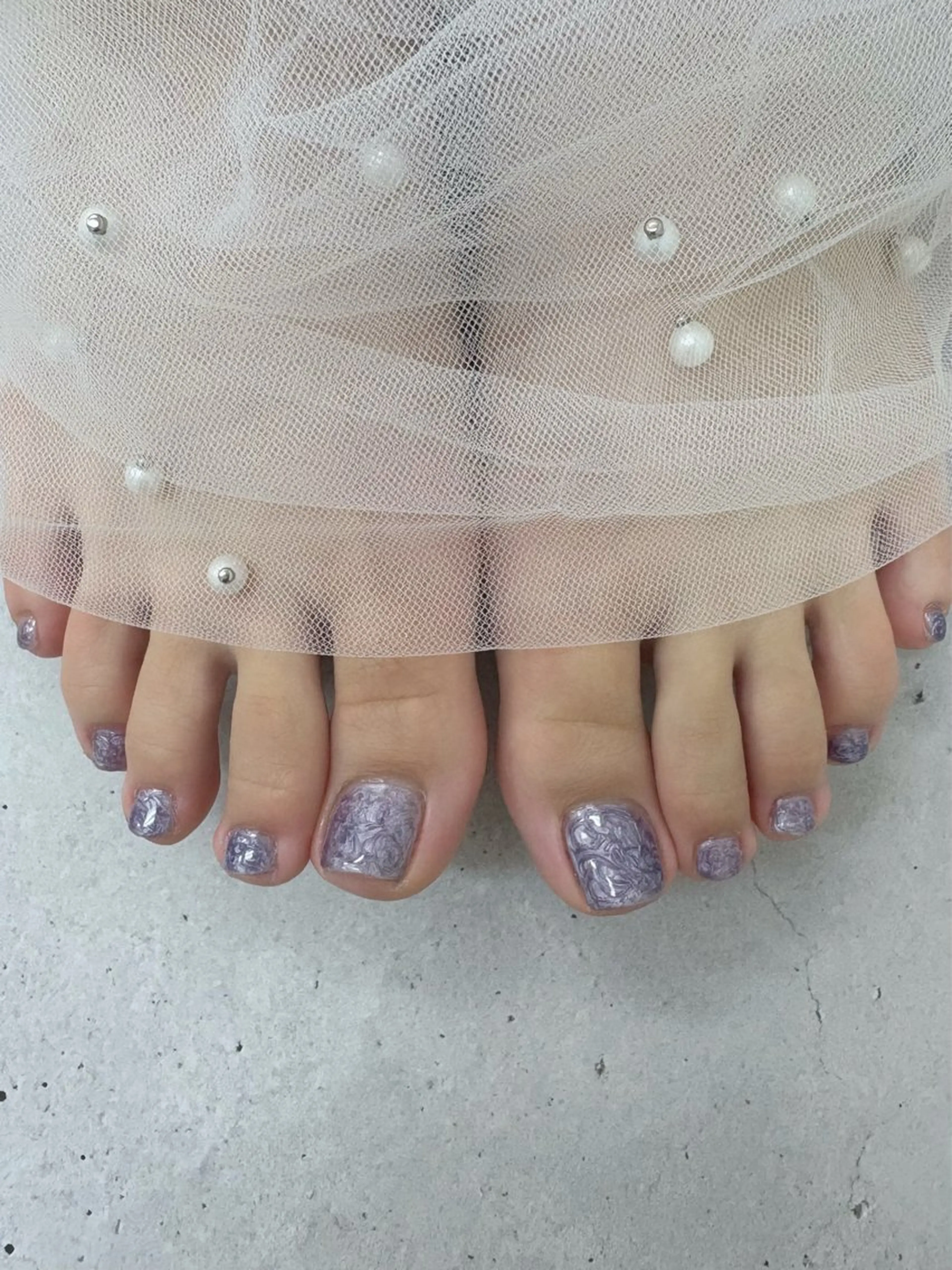 🩰フットワンカラー【オフなし】の写真