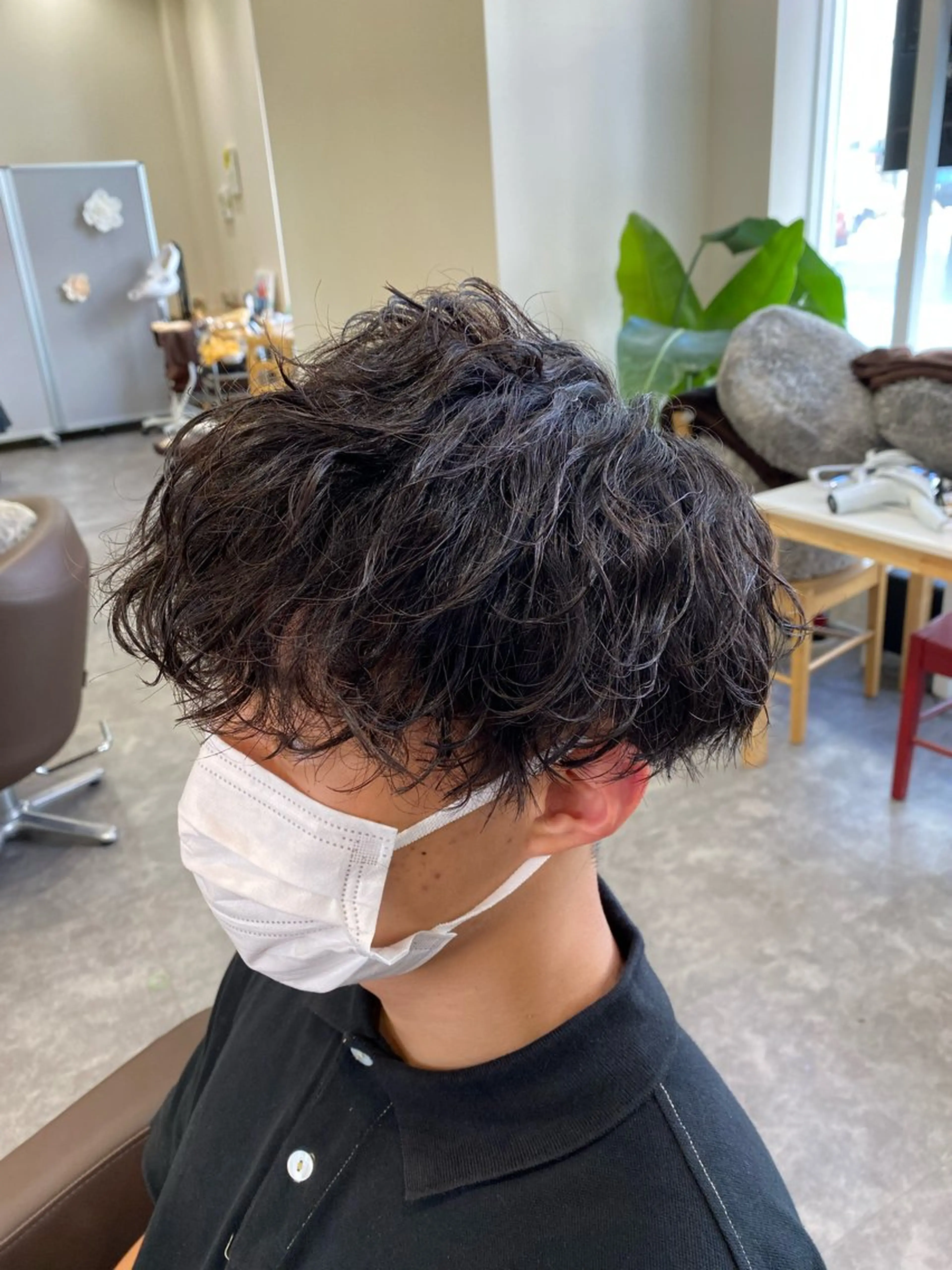 パーマ メンズ メンズ特化LIBER 石川玲央のヘアスタイル