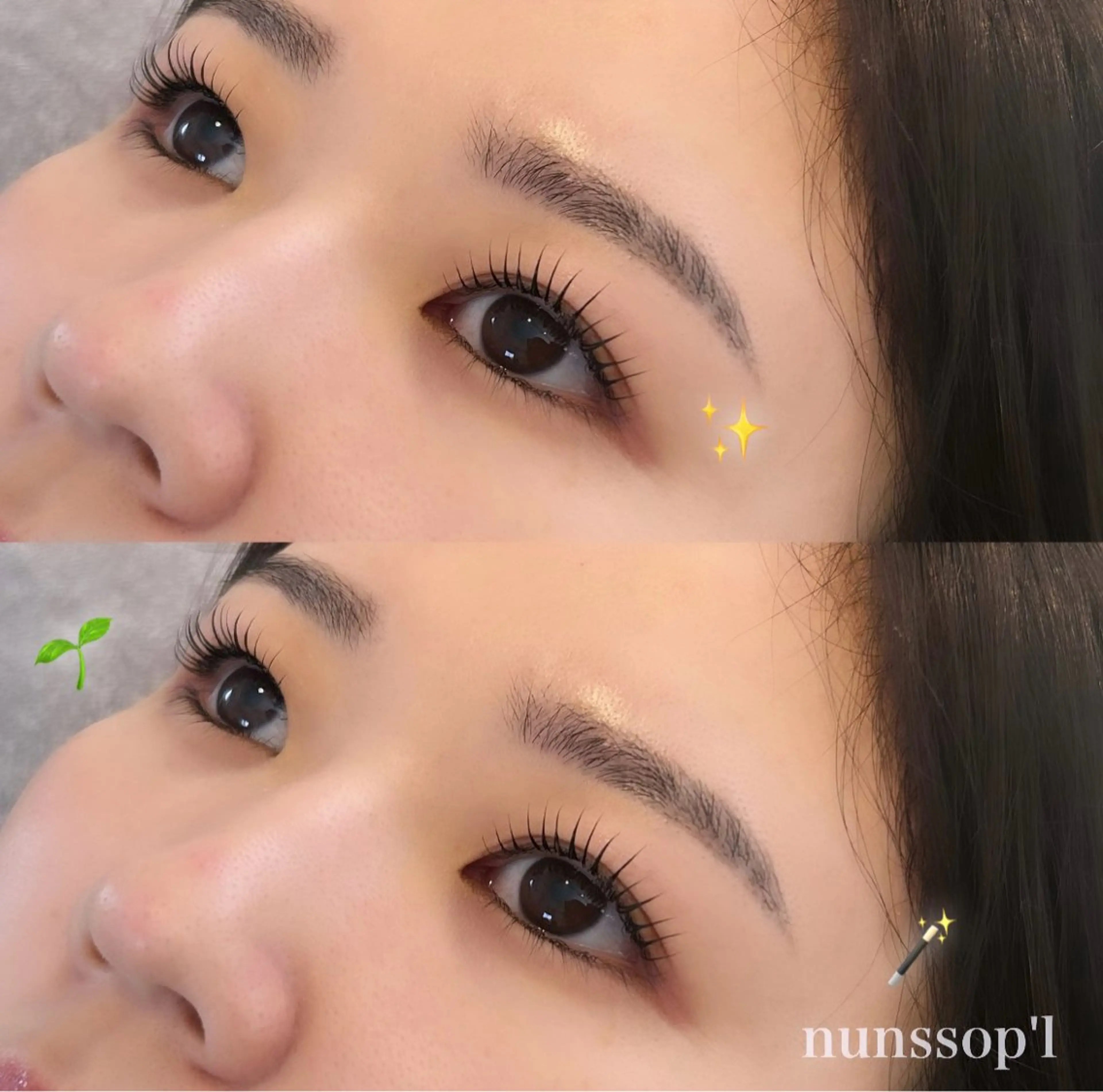 パリジェンヌラッシュリフト上下セット🛁下まつ毛もパーマをすることで中顔面が短縮されます🪽の写真