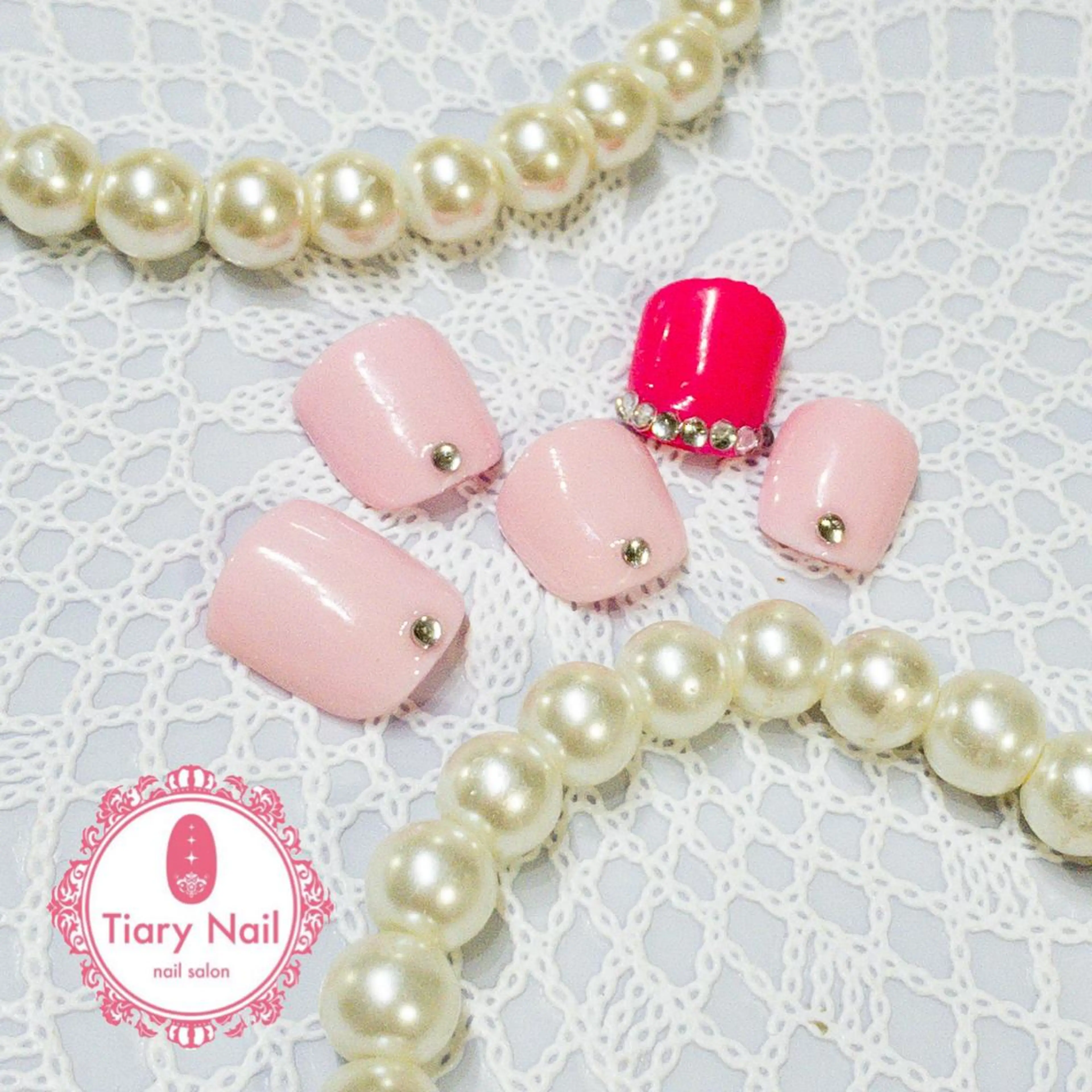 ネイル 桜ネイル 長さ出し オフィスネイル スカルプネイル シンプルネイル 💗🪽Tiary Nail🪽💗のネイルデザイン