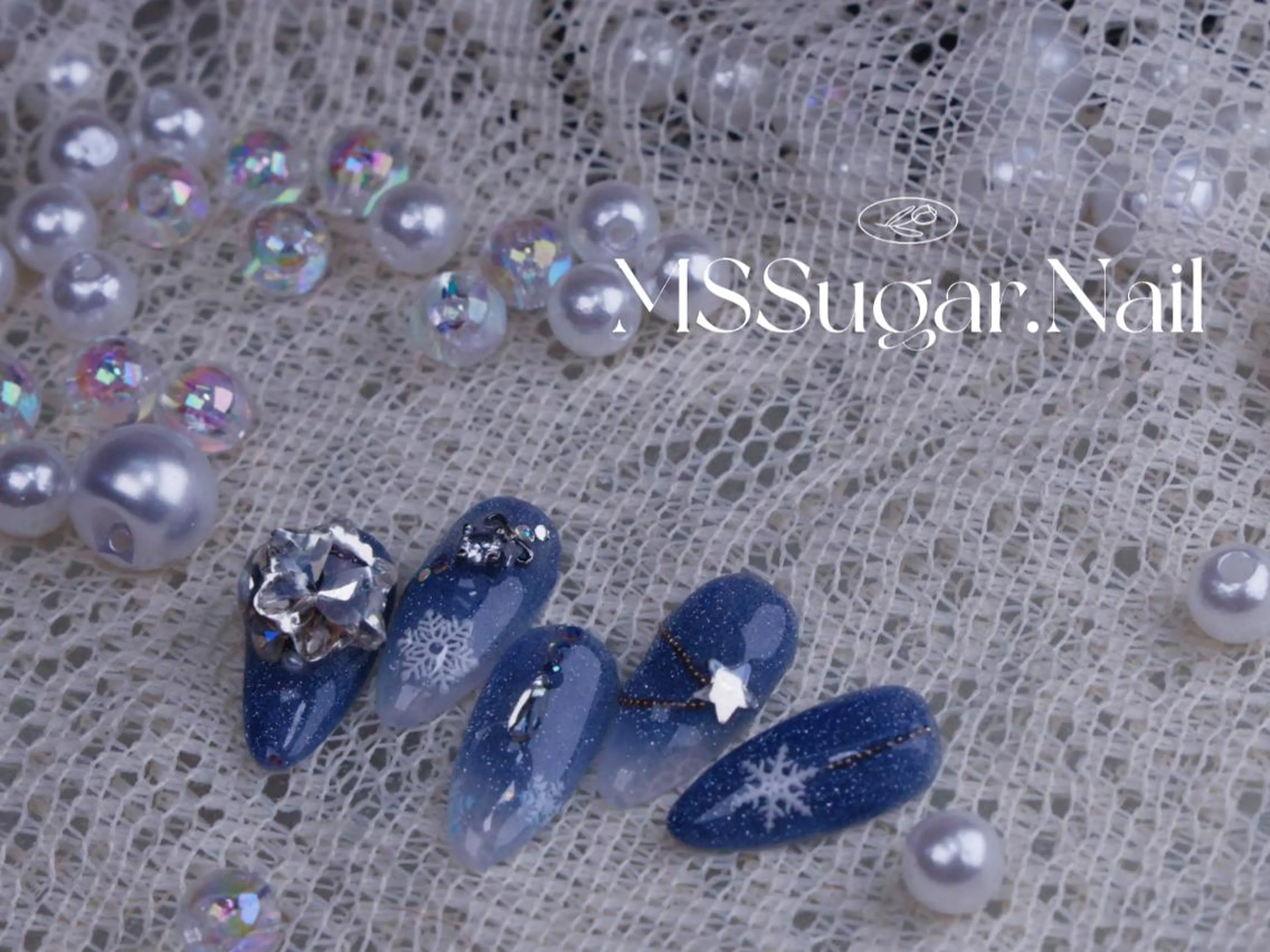 ネイル ハロウィン ロングネイル マグネットネイル スカルプネイル ネイルチップ MSSugar Nailのネイルデザイン