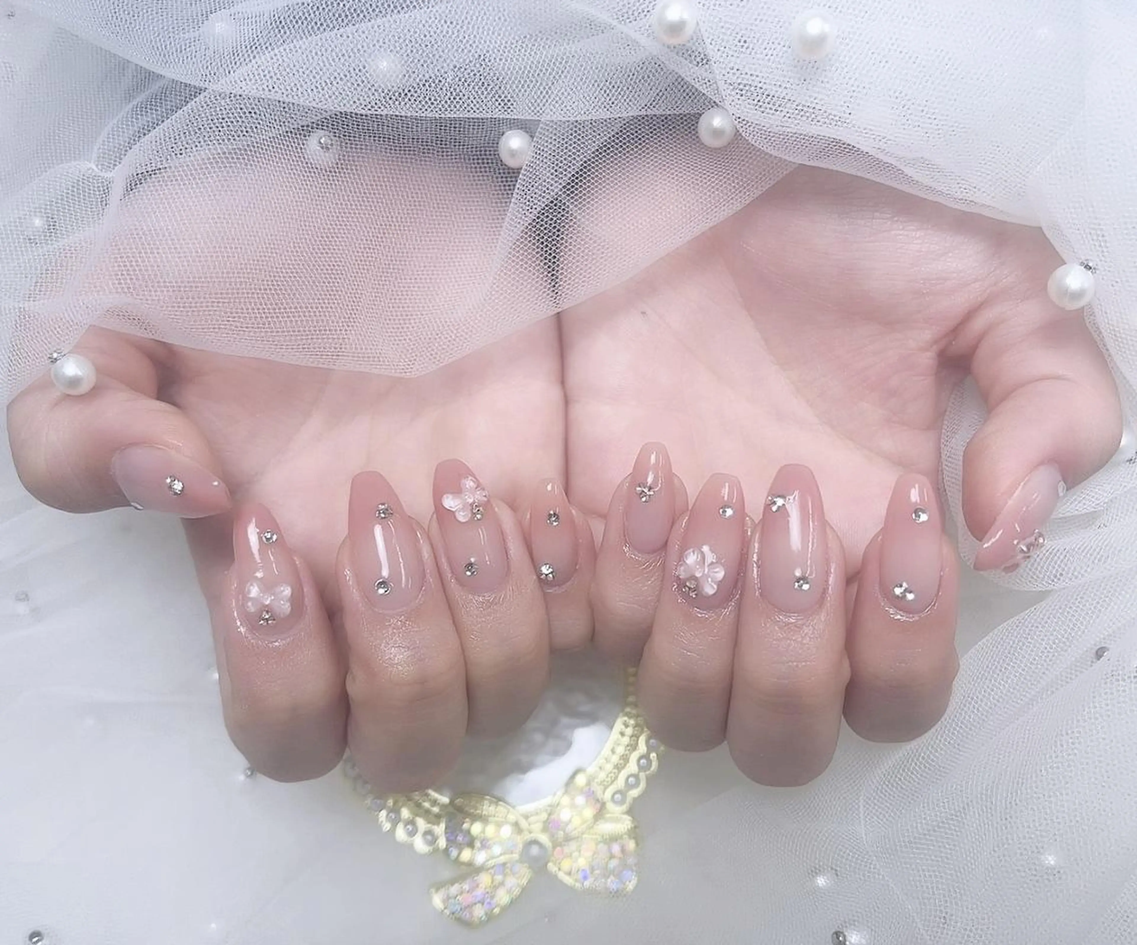 ネイル ハンドネイル (∩_∩)ミモネイル /eyelashのネイルデザイン