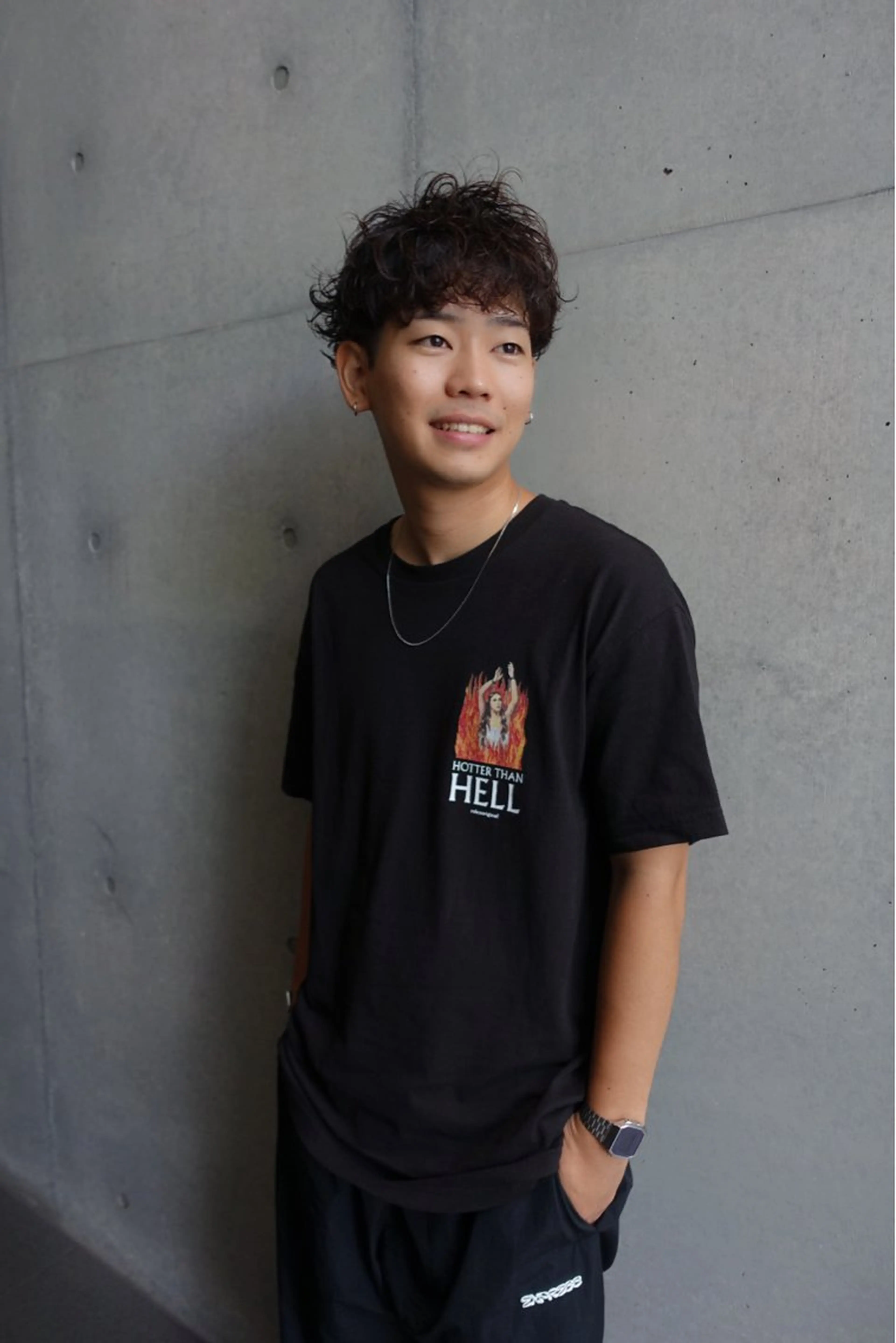 ショート メンズ カット スパイキーショート パーマ　具志堅　太志のヘアスタイル