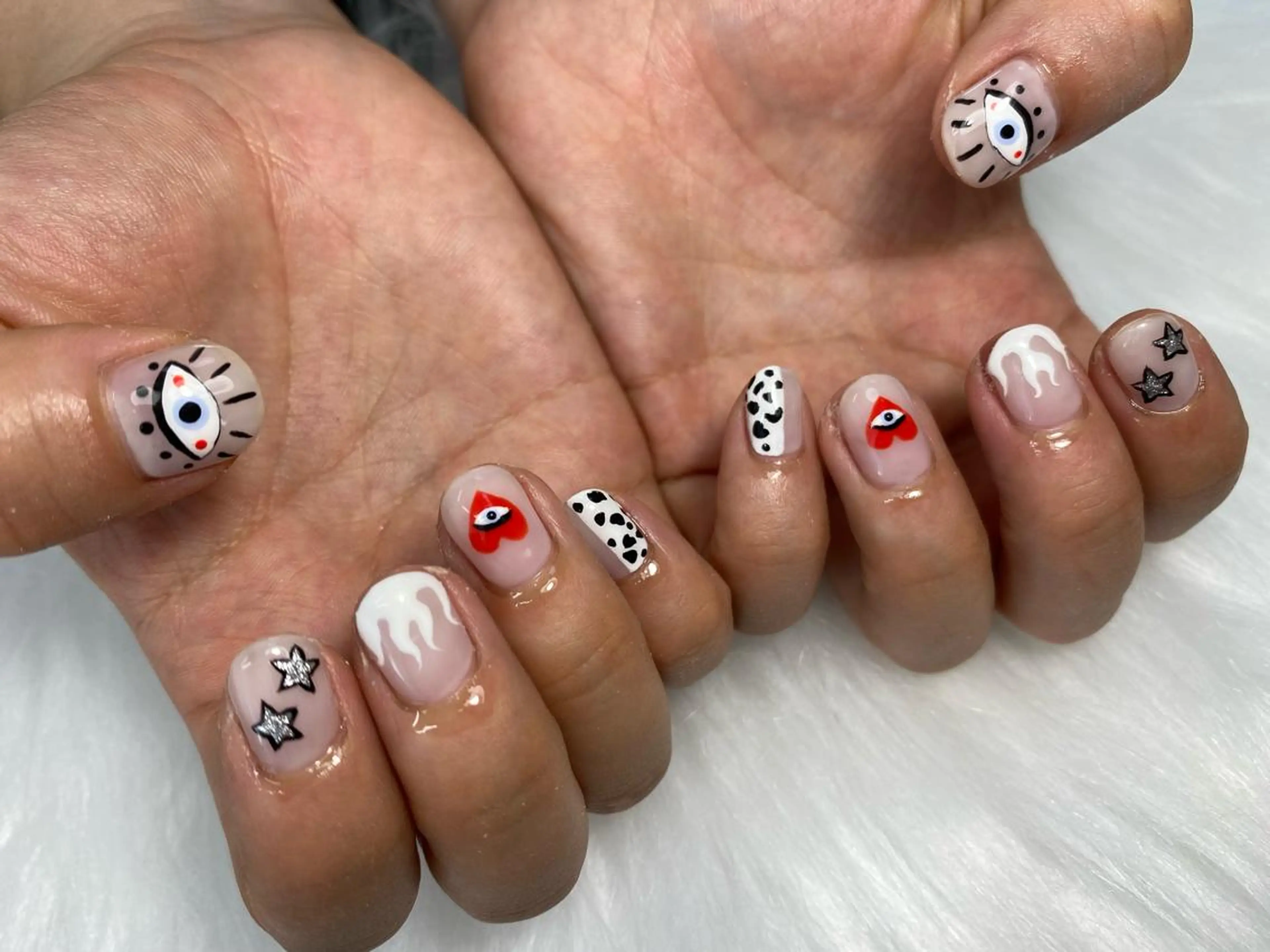 ネイル ハンドネイル Mana‪ ‪·͜· ❤︎‬のネイルデザイン