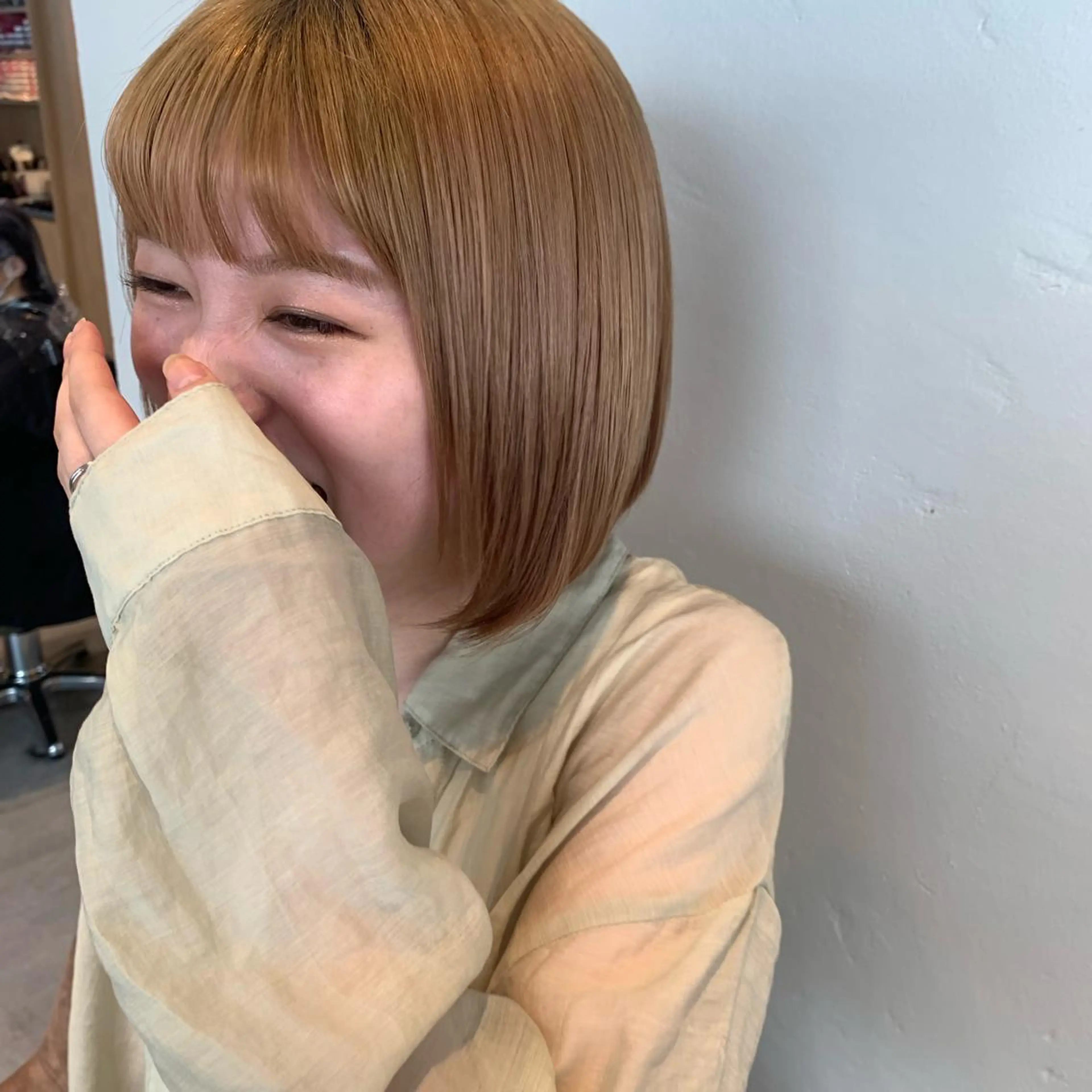 ショート カラー AO所属・RISAKO 艶髪モテヘア🎀府中のヘアスタイル