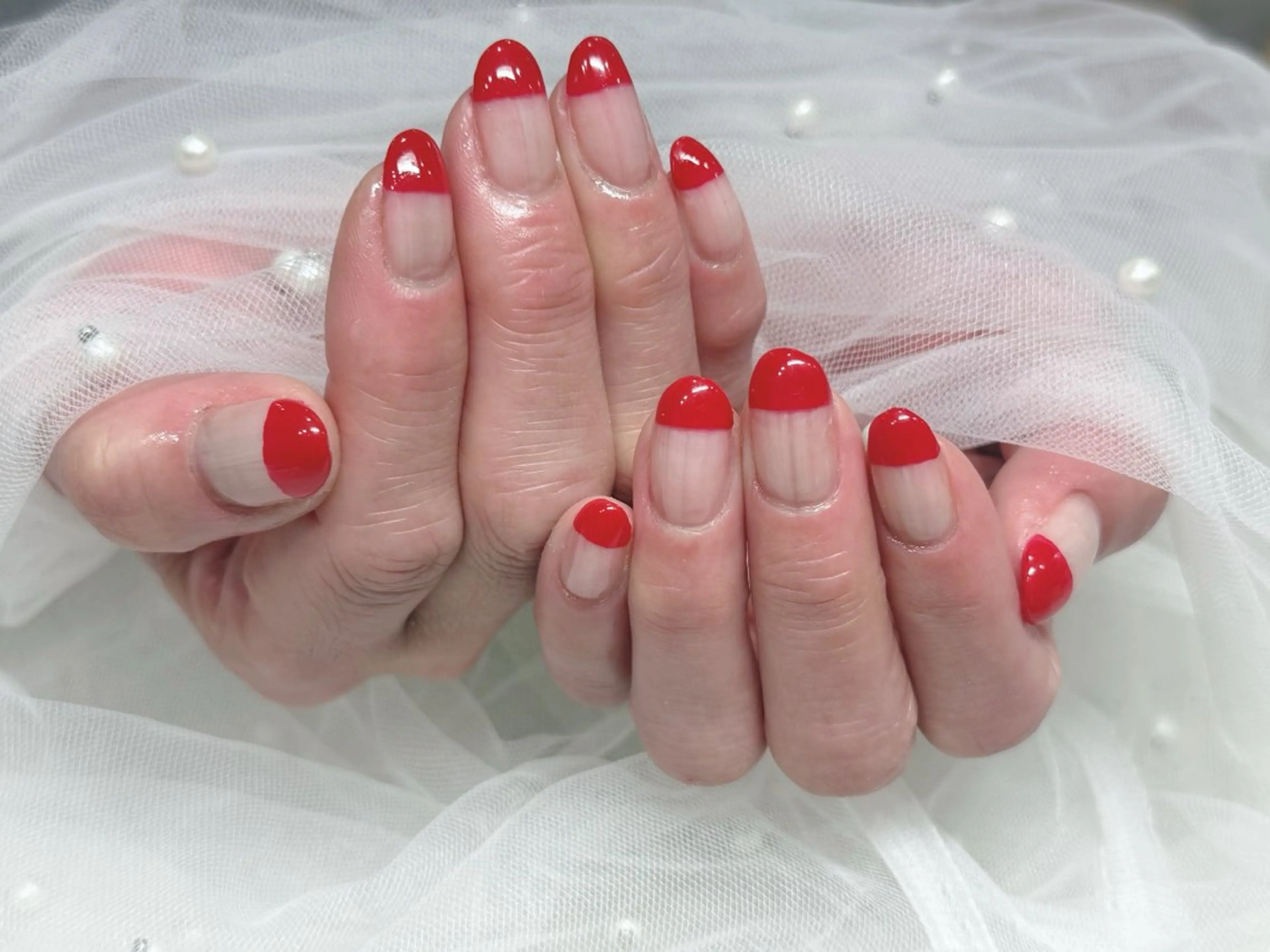 ネイル ハンドネイル Grandir しずくのネイルデザイン