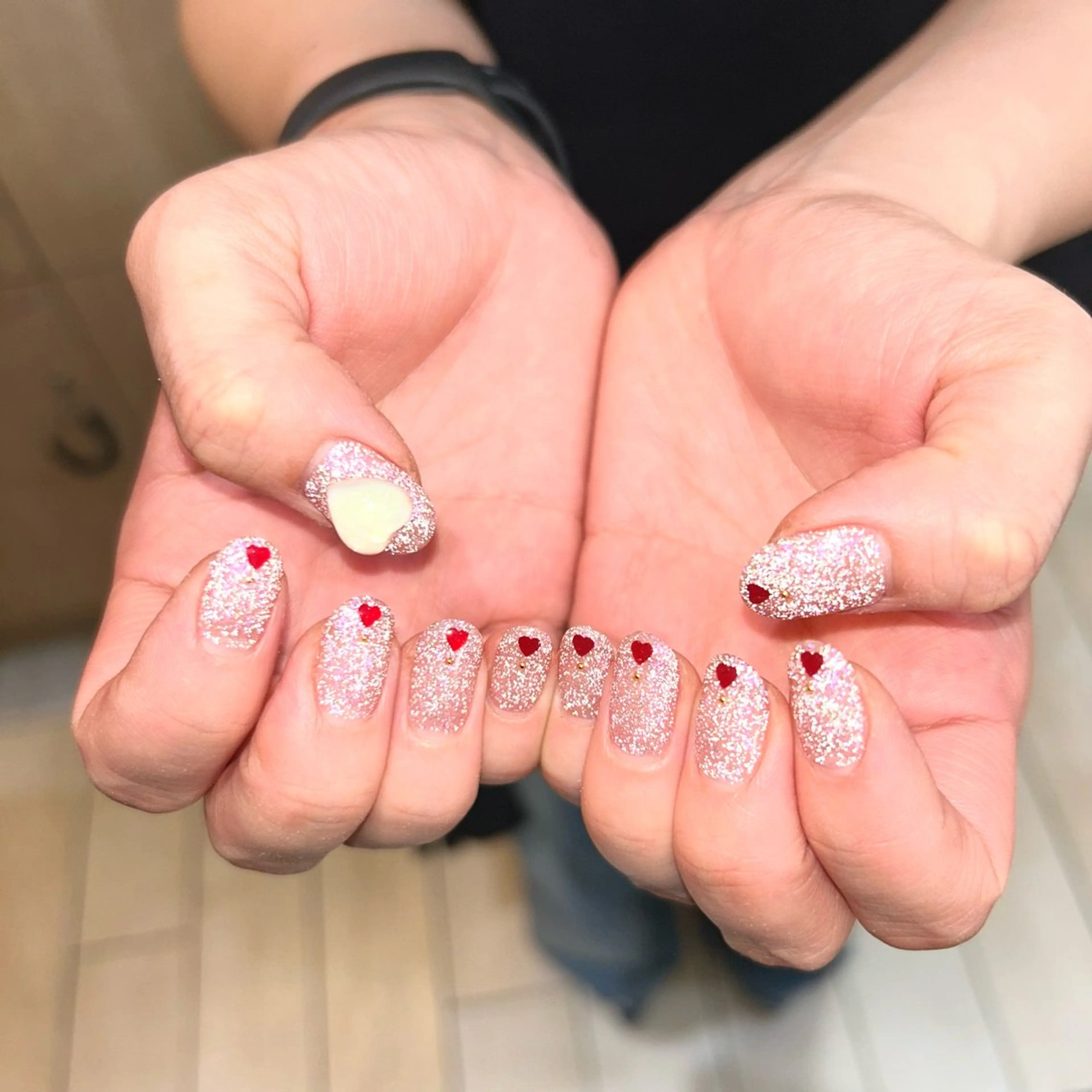 *.°。*フラッシュ　ワンカラーネイル*.°。*の写真