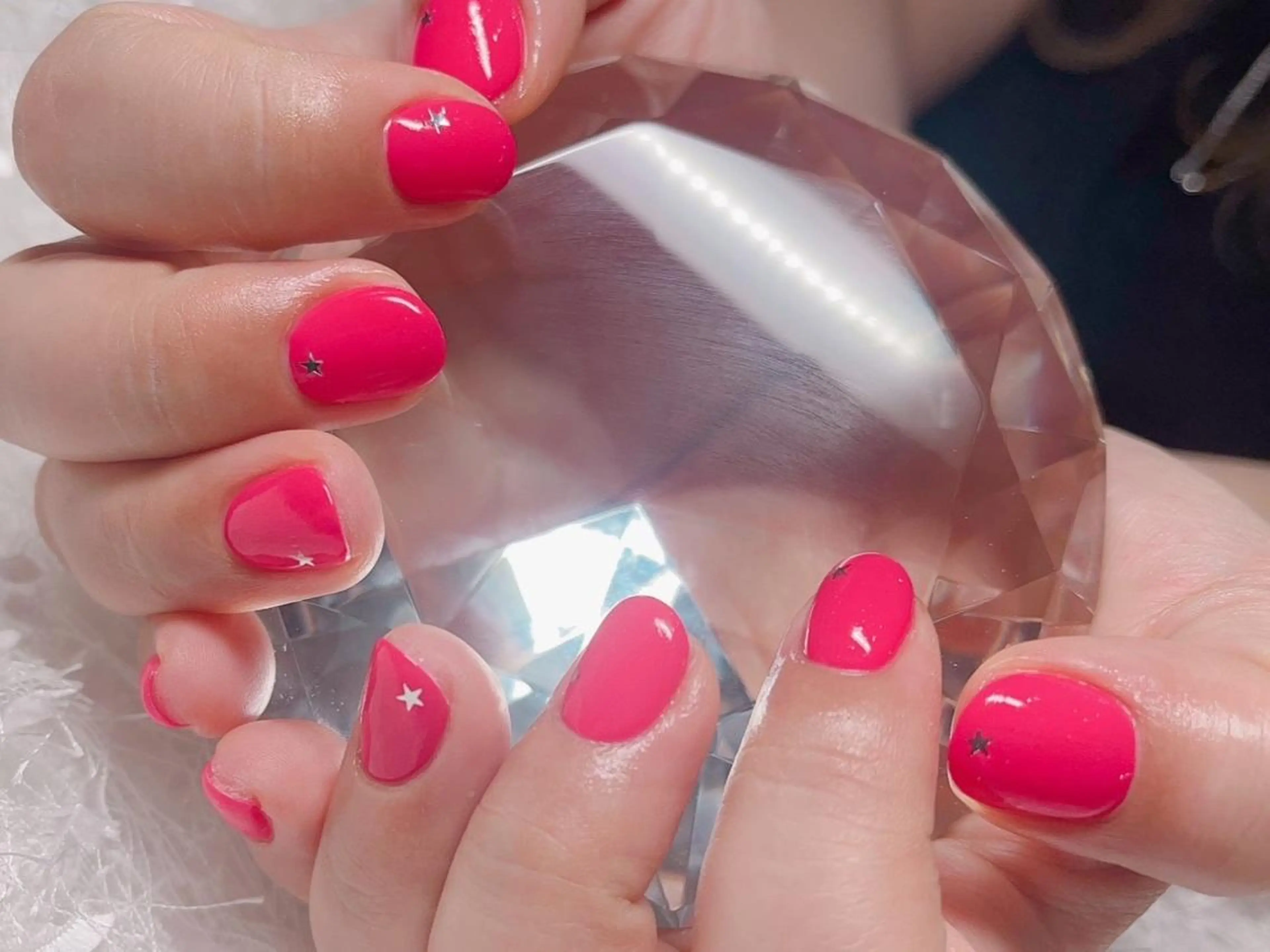 ネイル 長さ出し ジェルネイル グラデーション 韓国ネイル マグネットネイル ハンドネイル Nail&eye Belire 新宿のネイルデザイン