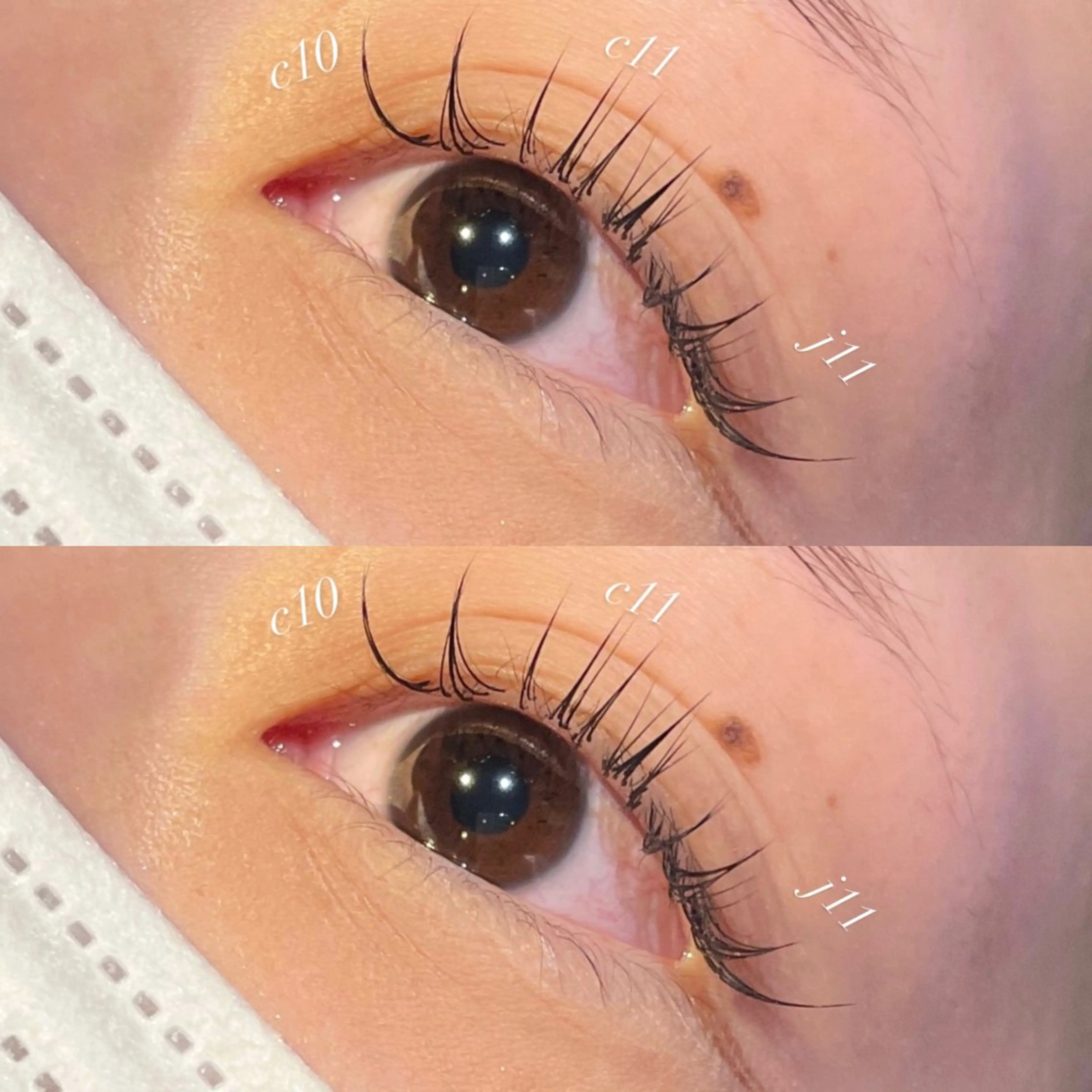 マツエク・マツパ Jカール マツエク さとう さやかのマツエク・マツパデザイン