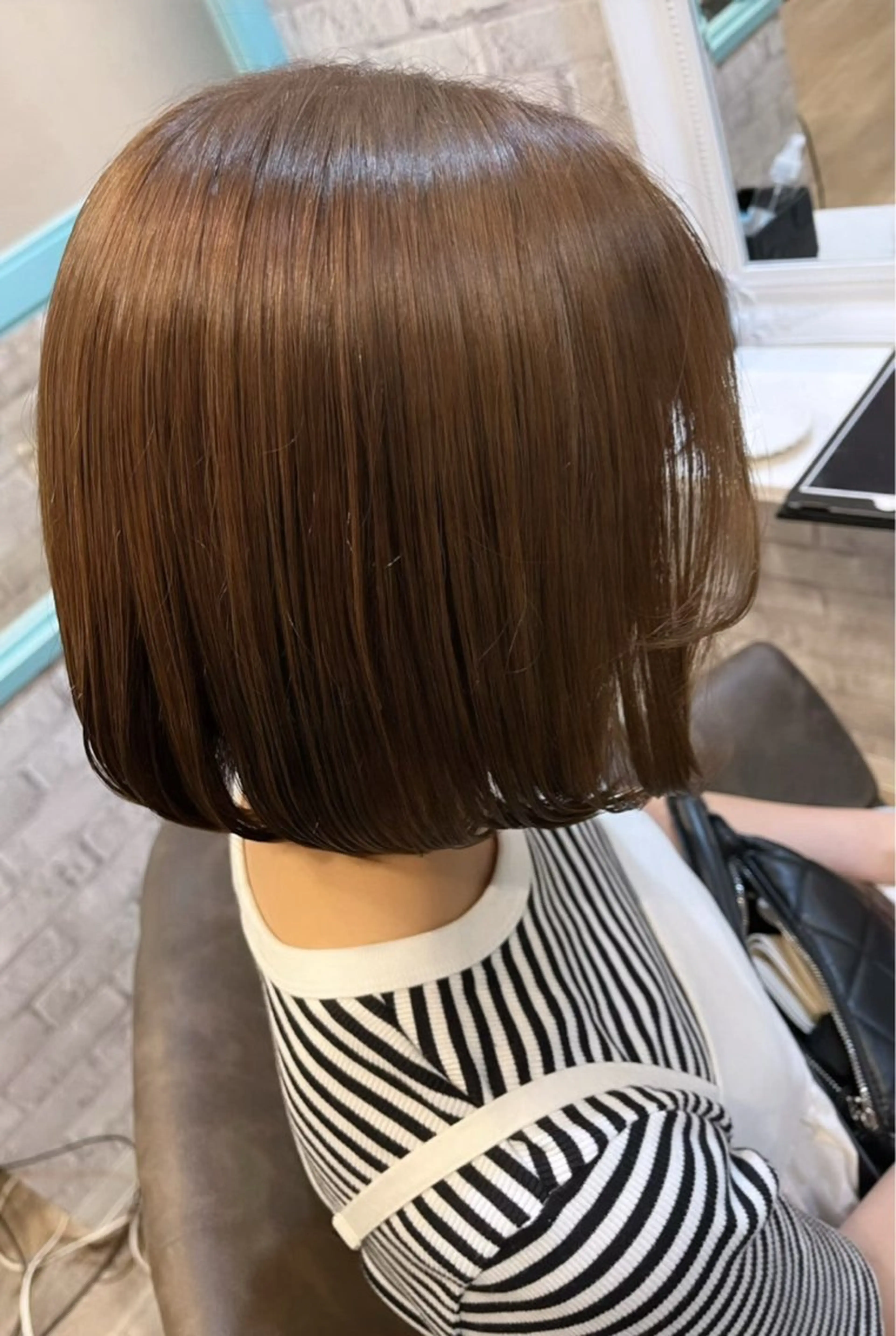 平日限定🩵前髪縮毛矯正＋オーガニックトリートメントの写真